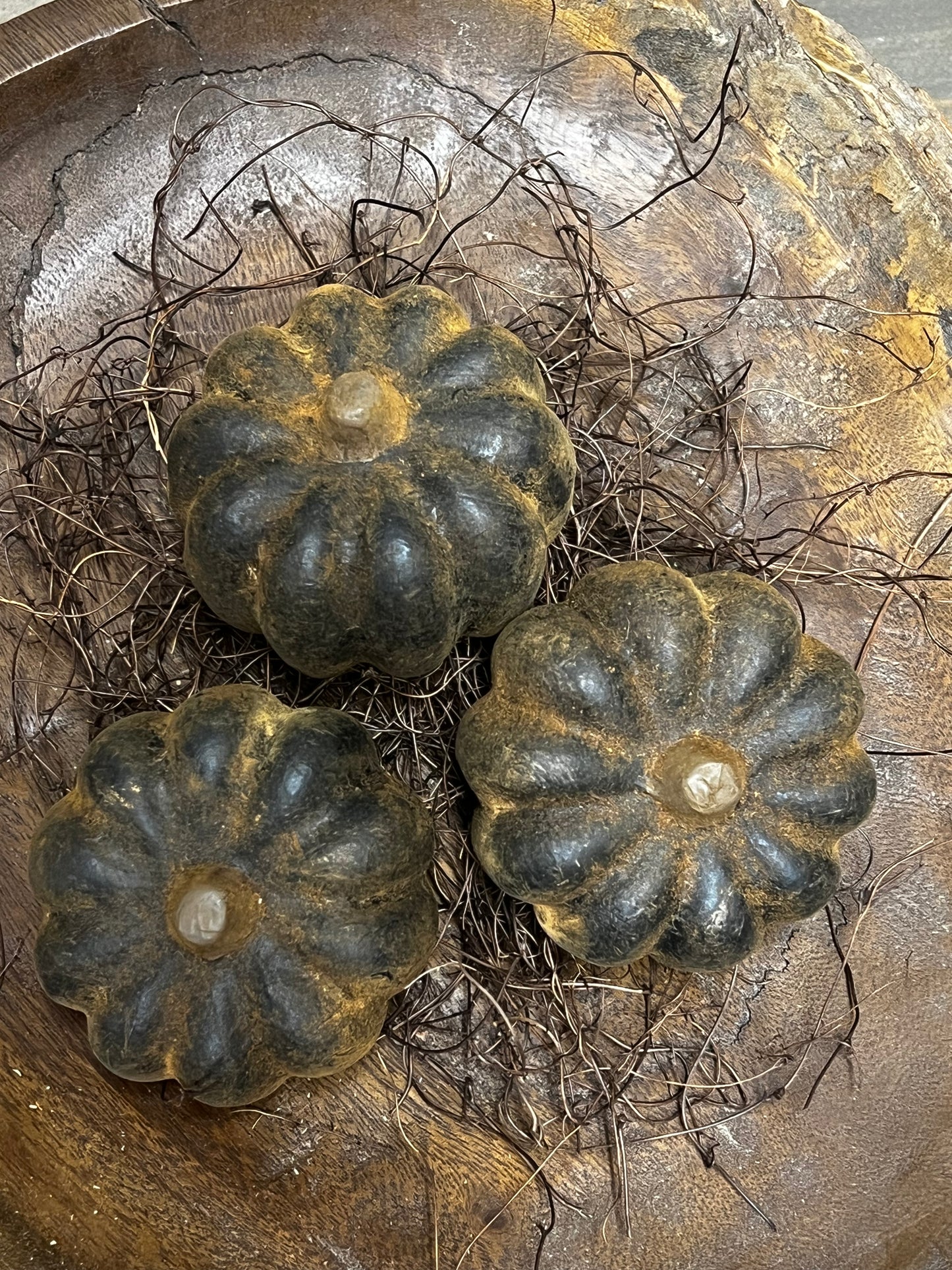 Grungy Pumpkins/Angel Hair, Set/3, MULTI COLOR or BLACK