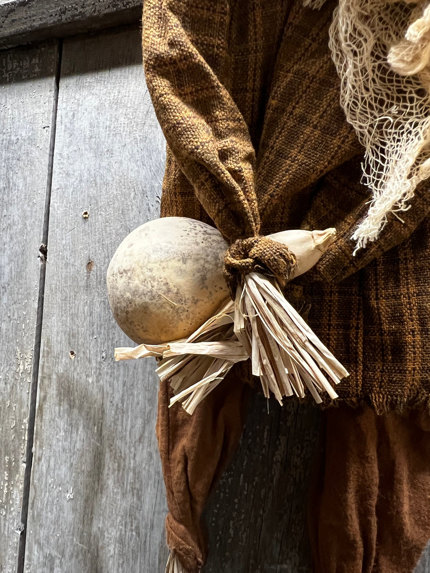 Scarecrow Doll, 16", "GOURD’EN
