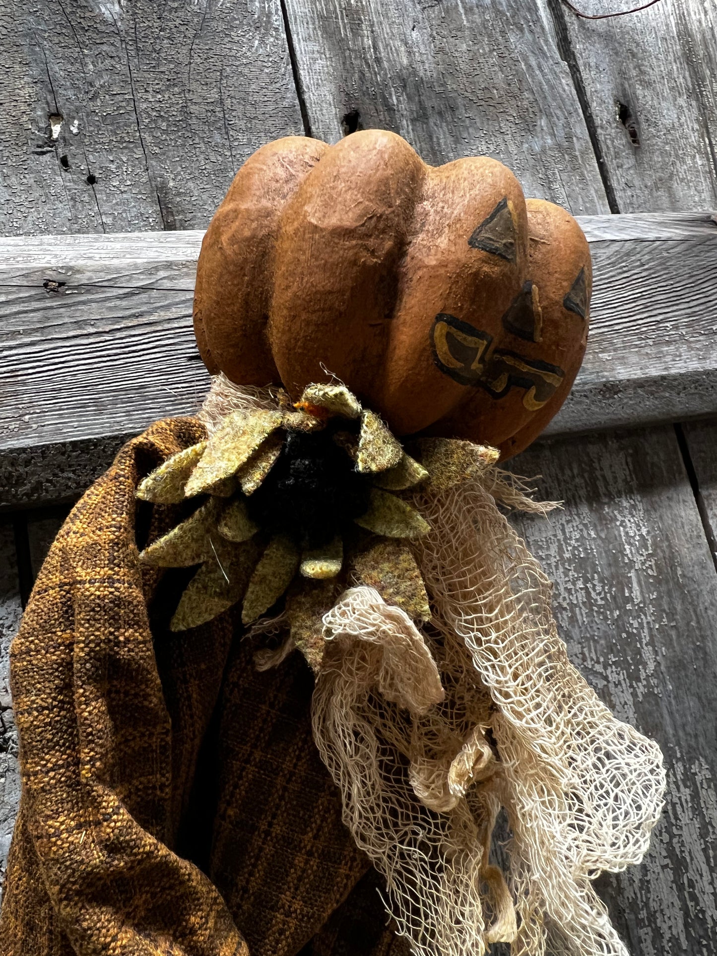 Scarecrow Doll, 16", "GOURD’EN