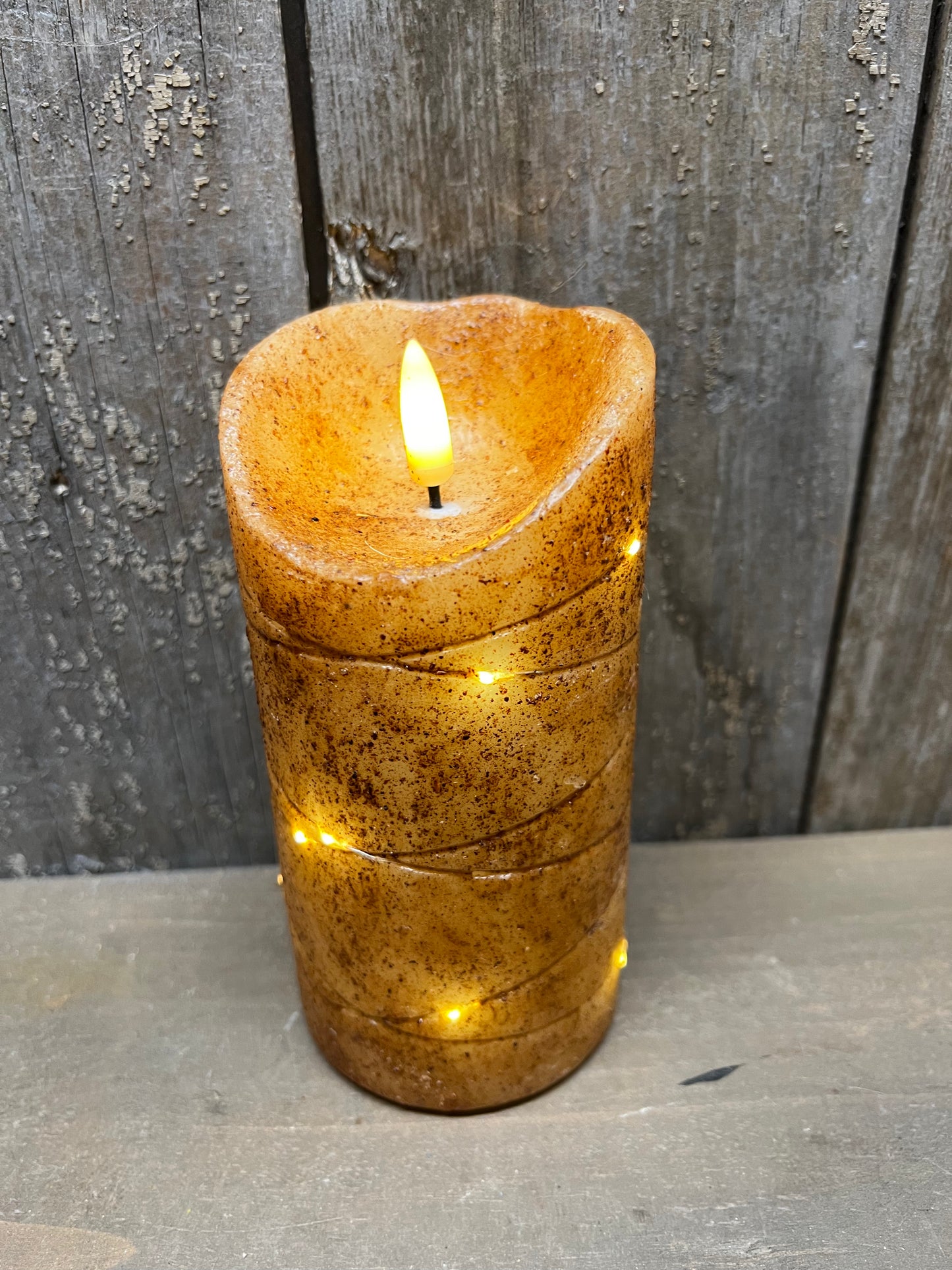 Wrapped Pillar, BURNT IVORY