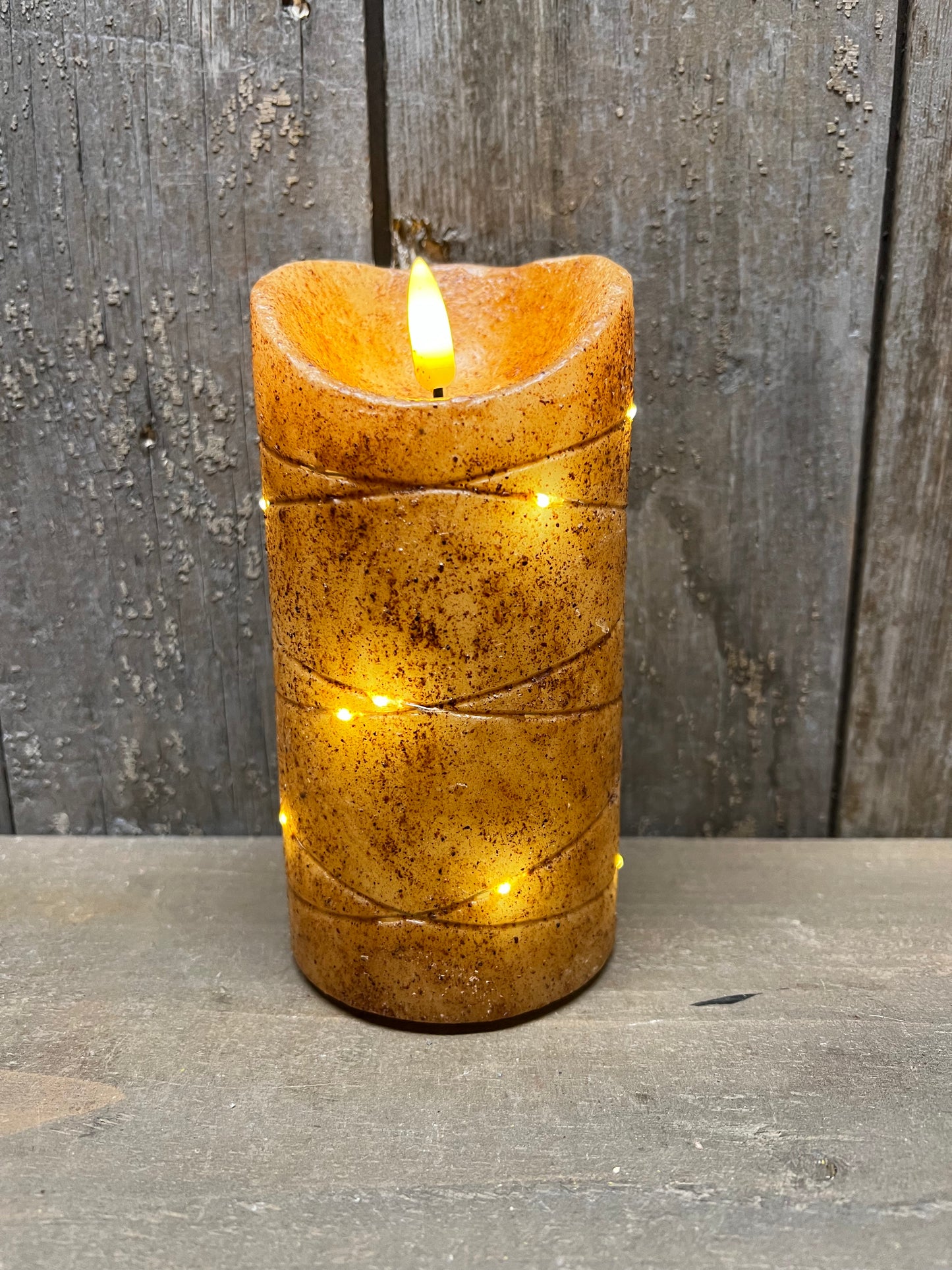 Wrapped Pillar, BURNT IVORY