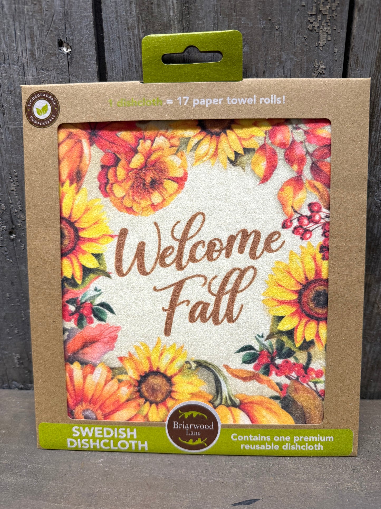 Swedish Dish Cloth, 8x7, ASSORTED FALL