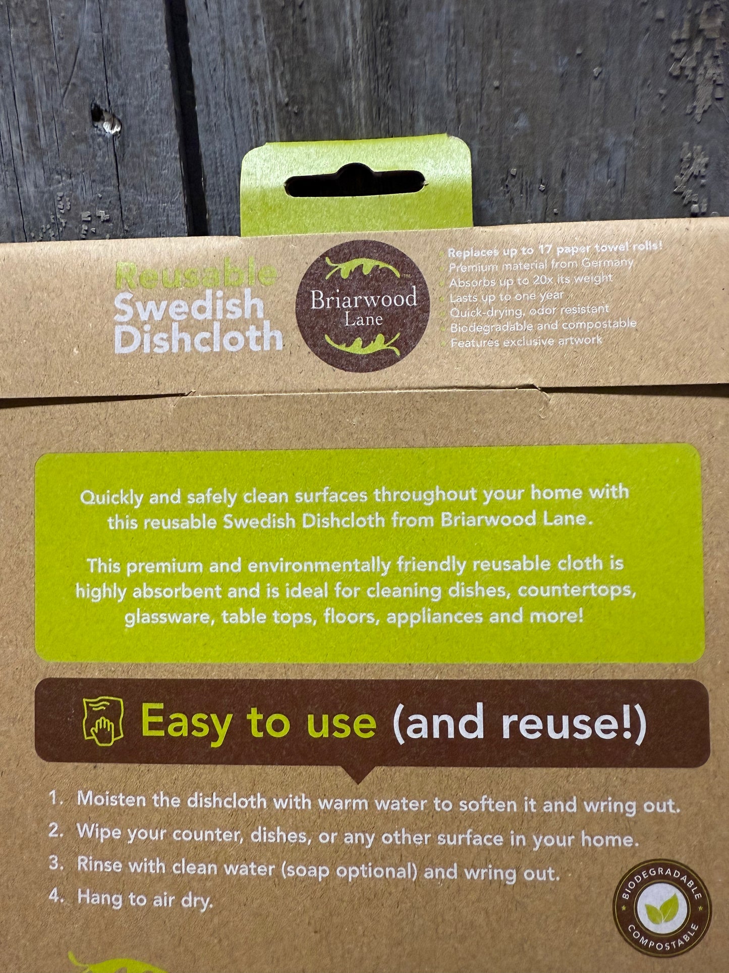Swedish Dish Cloth, 8x7, ASSORTED FALL