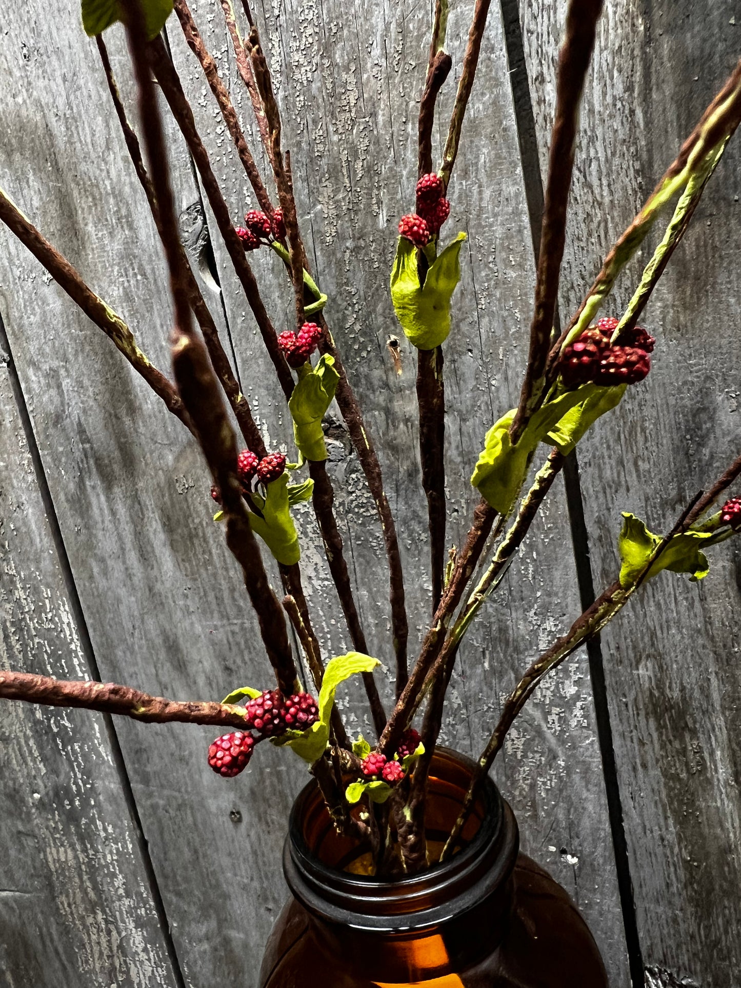 Spray, 24", WINTER TWIG & BERRY
