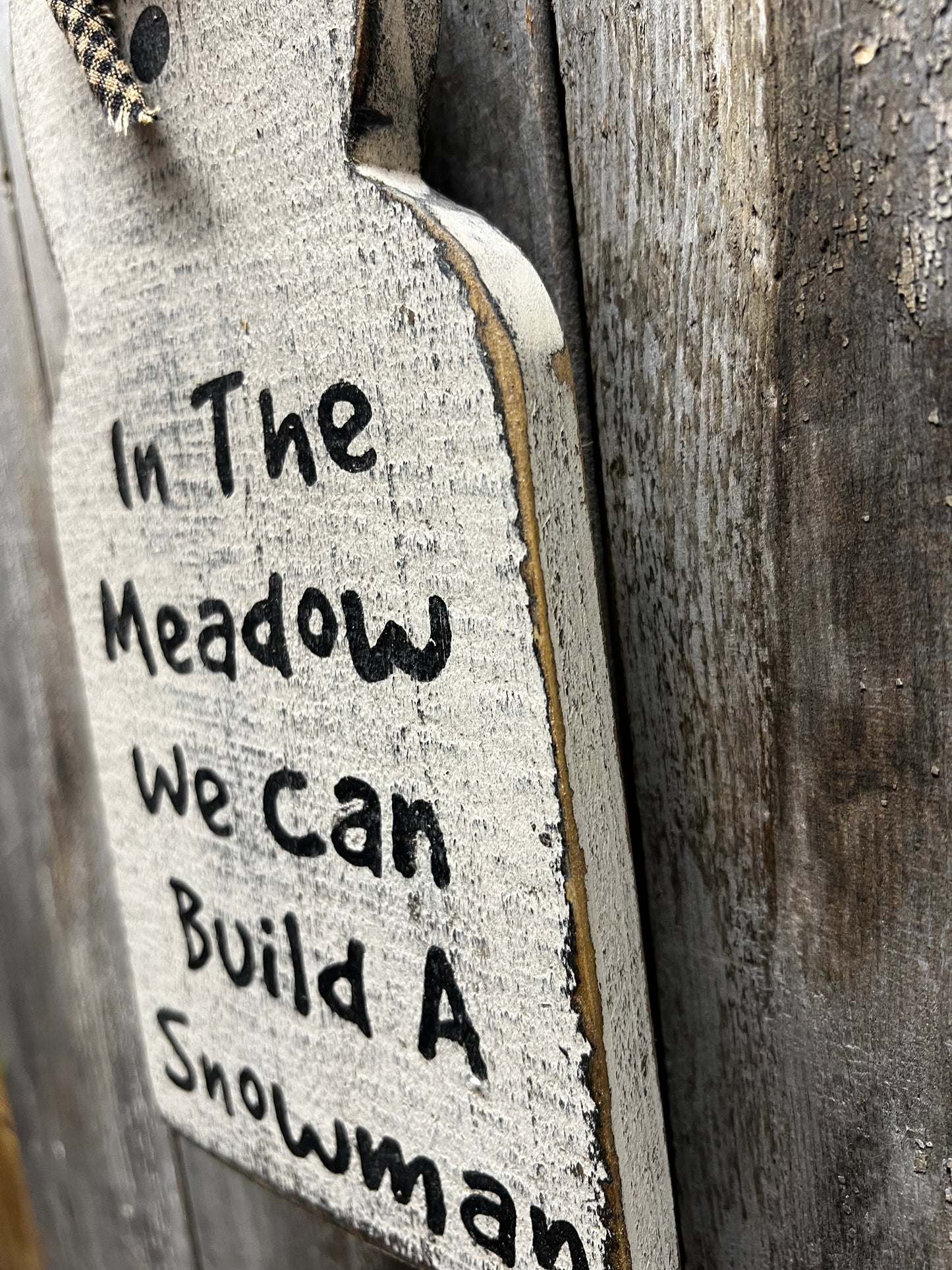 Hanger, SNOWMAN BLUE HAT