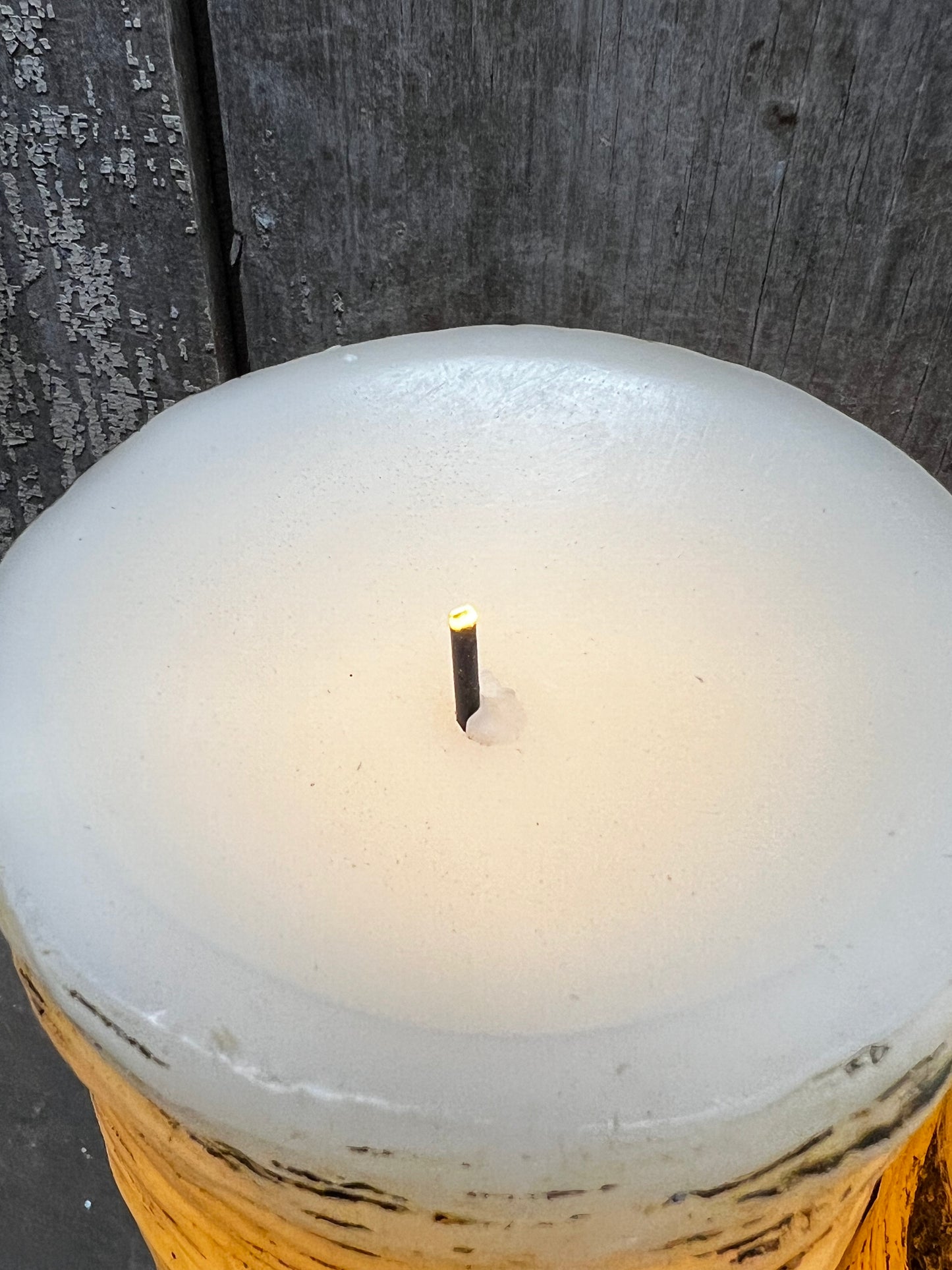 Birch Pillars, Set/3, BATTERY/TIMER/REMOTE