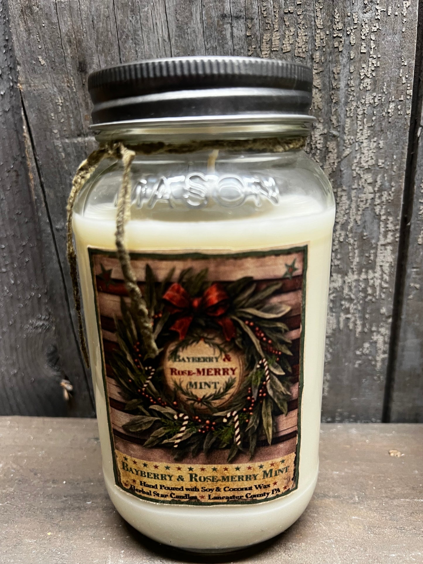 Soy /Coconut Wax Candle, 24 Ounce, HOLIDAY ASSORTED