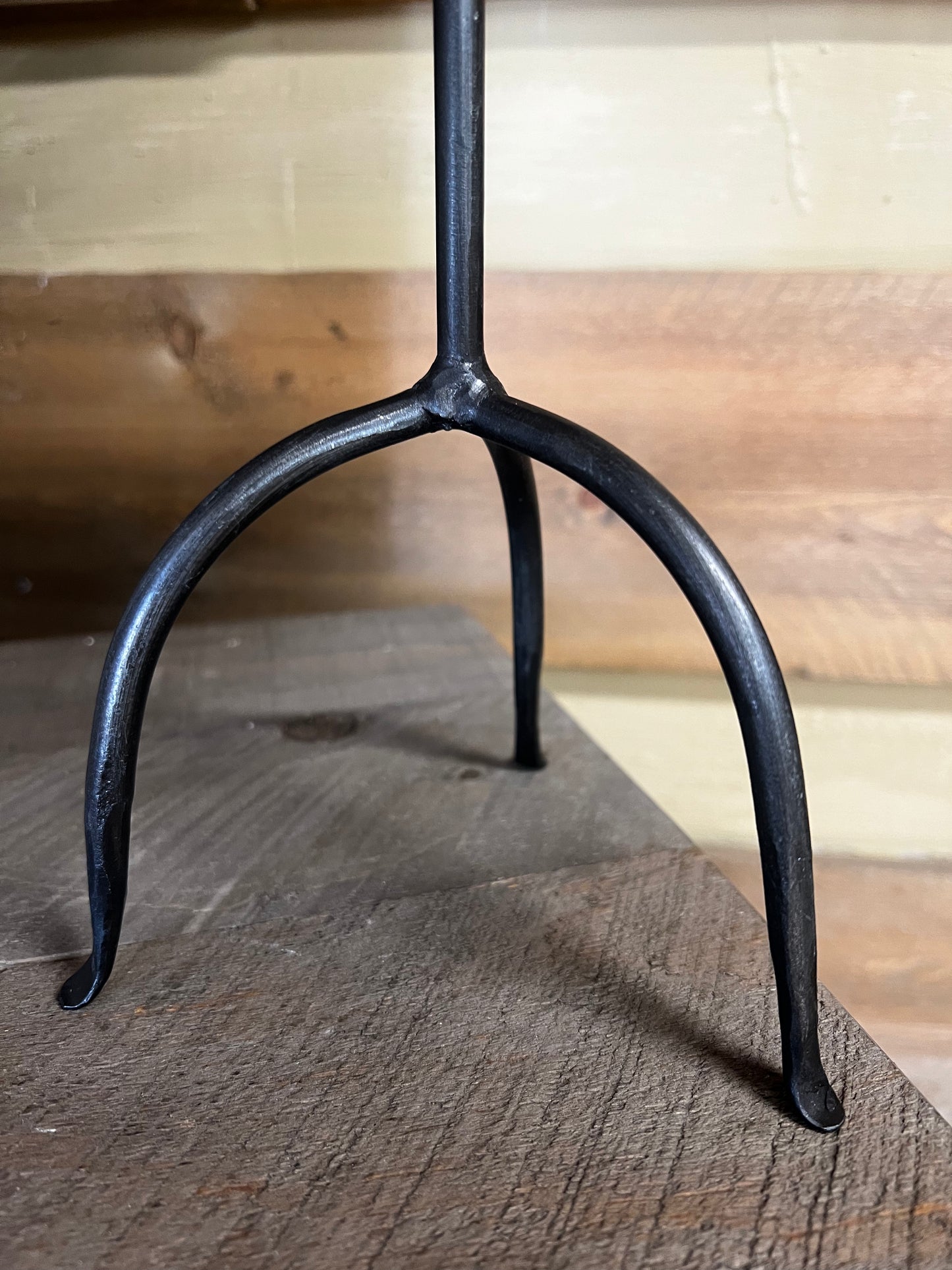 Candle Holder, Taper, 12.5", PRIMITIVE WROUGHT IRON