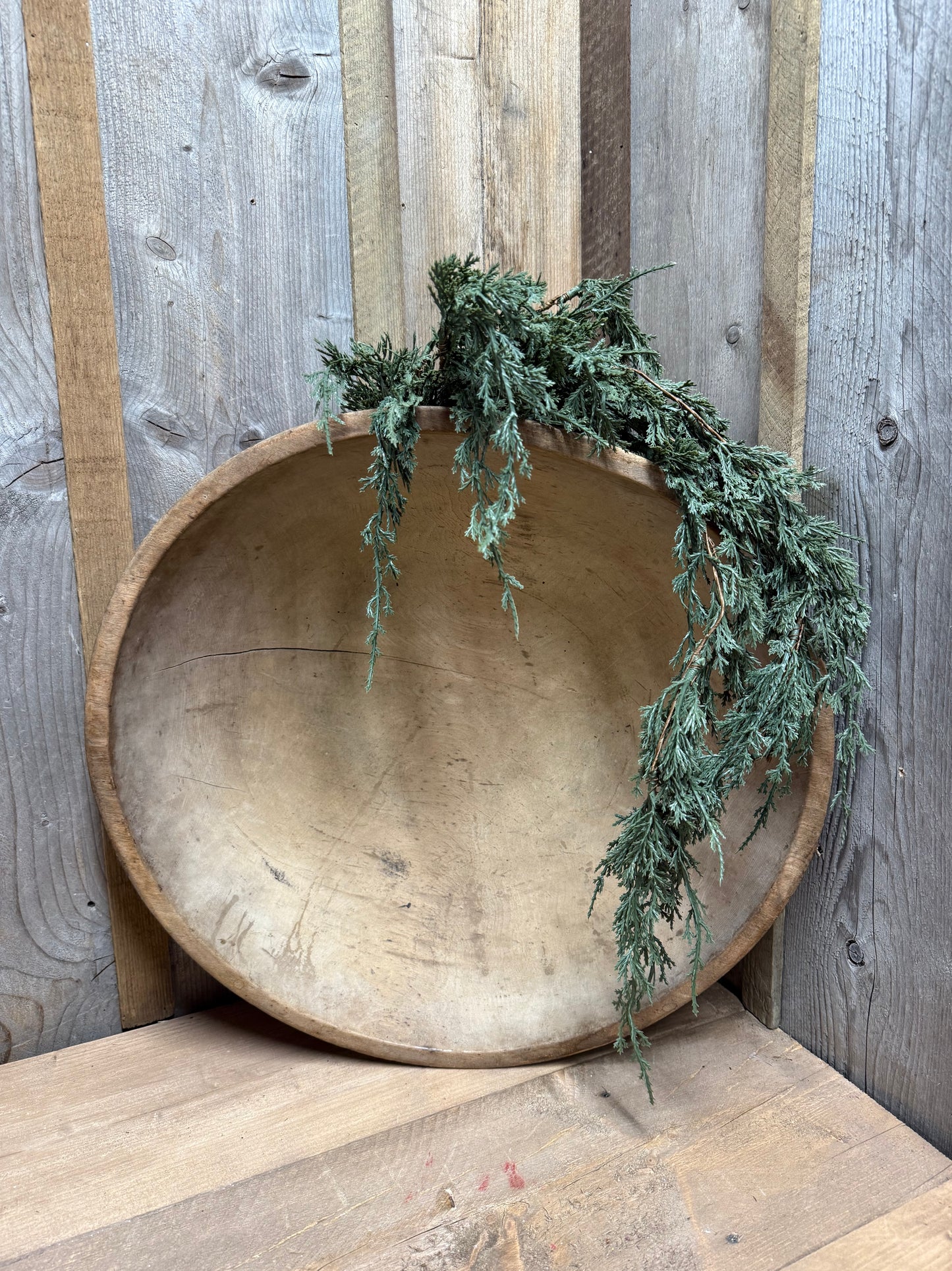 Dripping Garland, 17.5", DARK GREEN JUNIPER