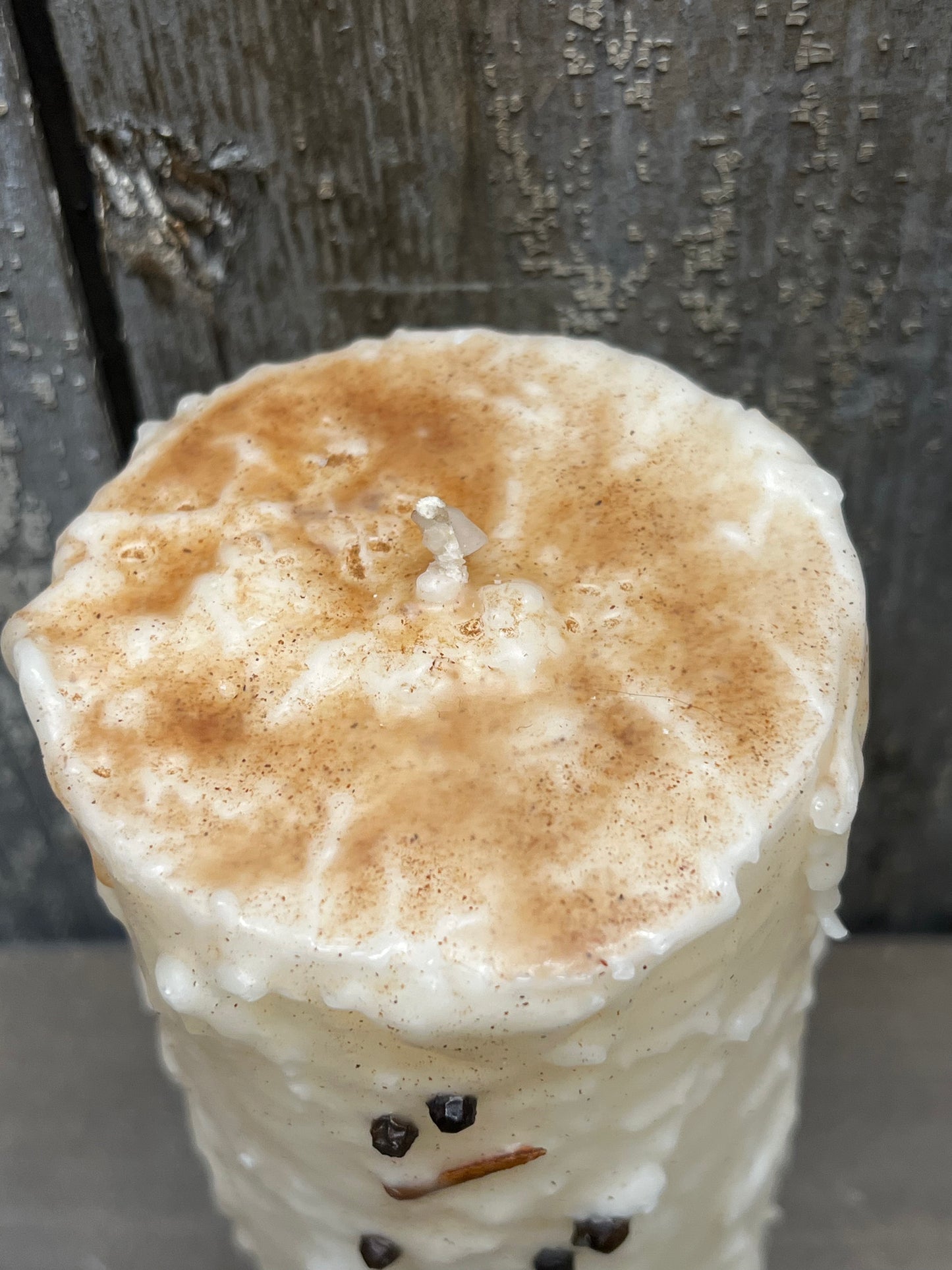 Candle, 3”x4”, SNOWMAN