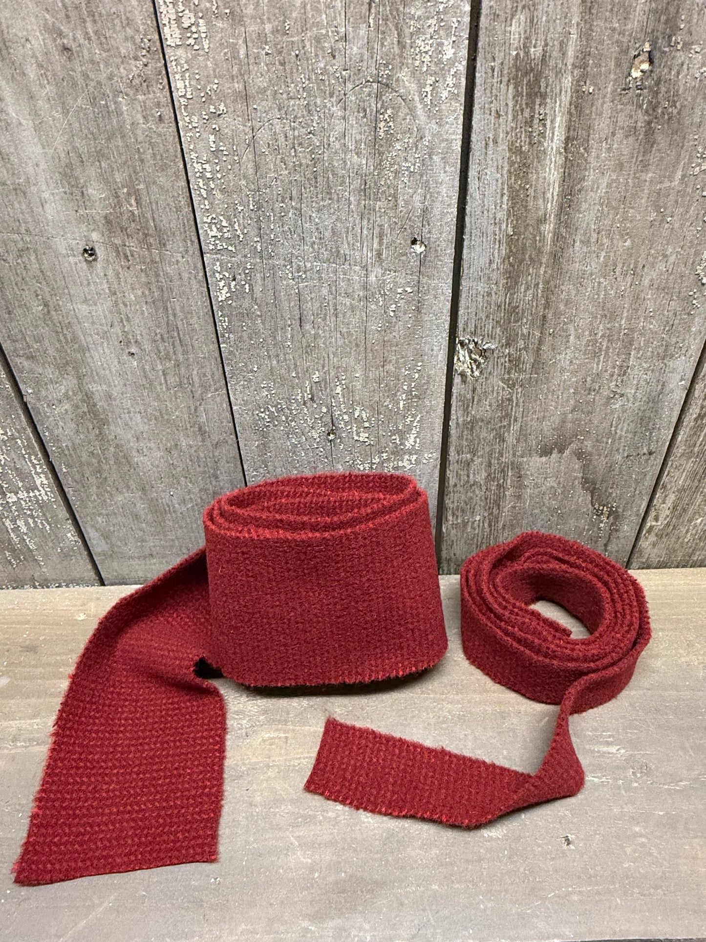 WOOL "RIBBON", Assorted Colors & Sizes