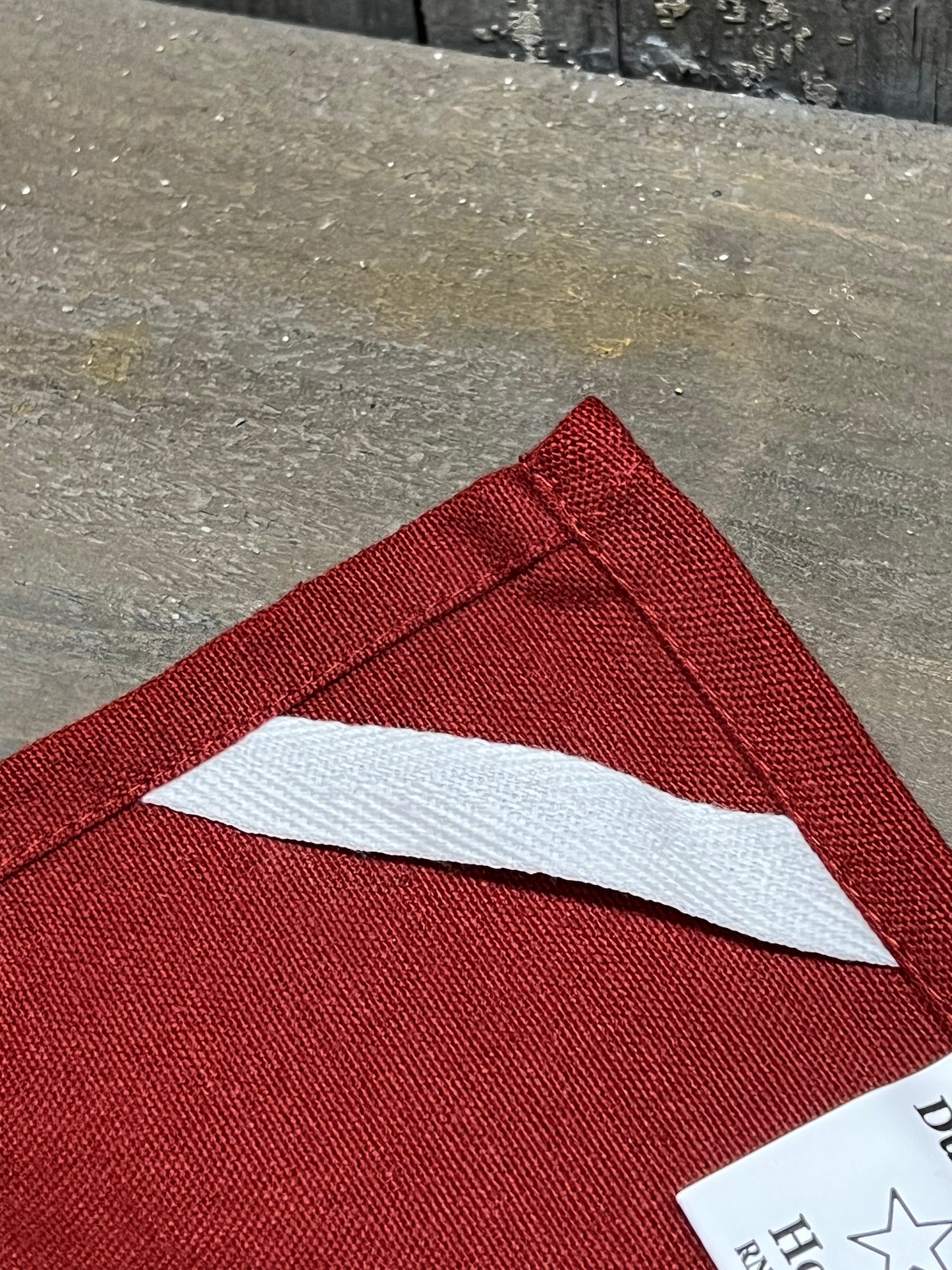 Tea Towel, SOLID RED