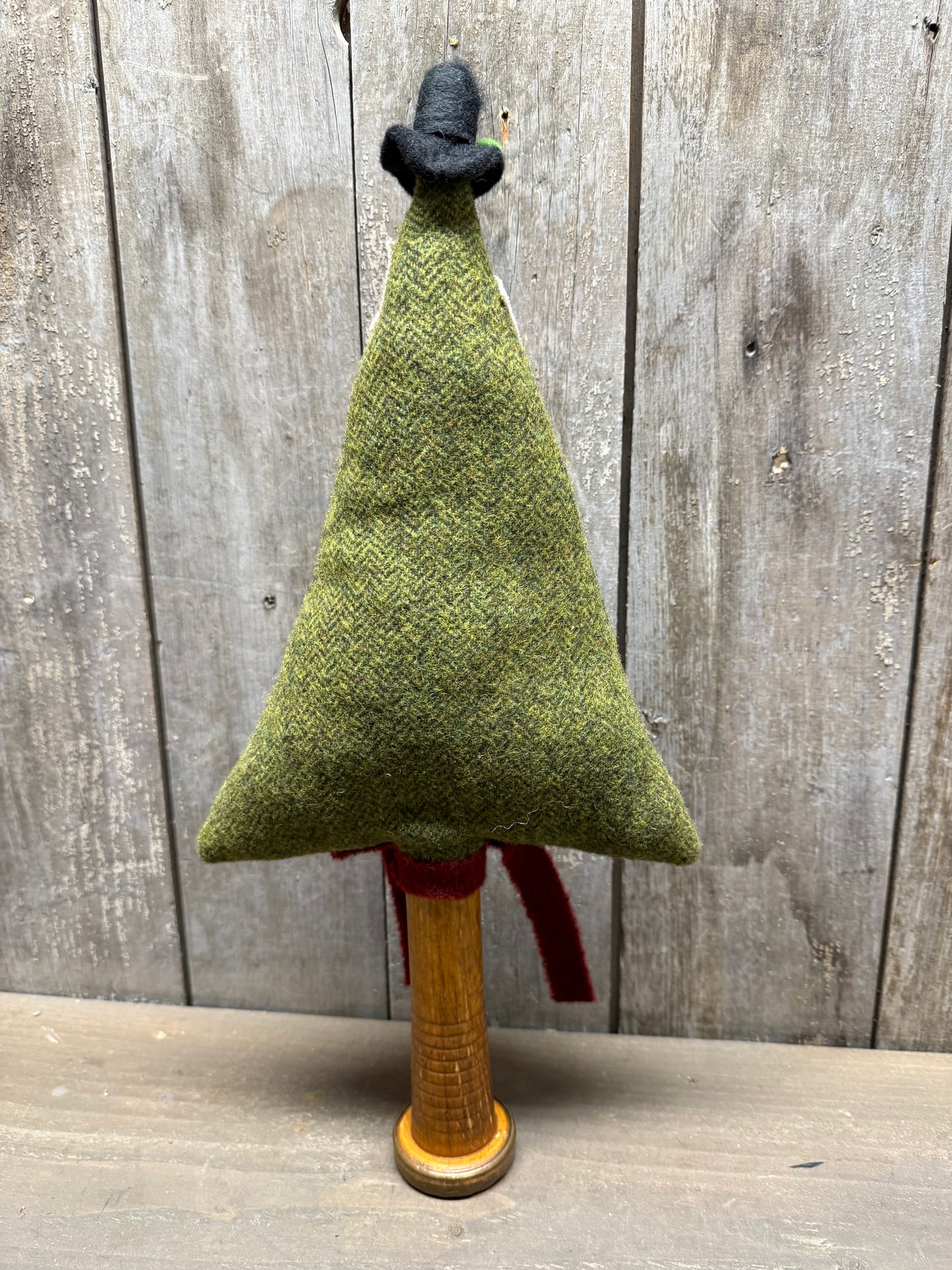 Wool Tree, 16", SNOWMAN/SPOOL