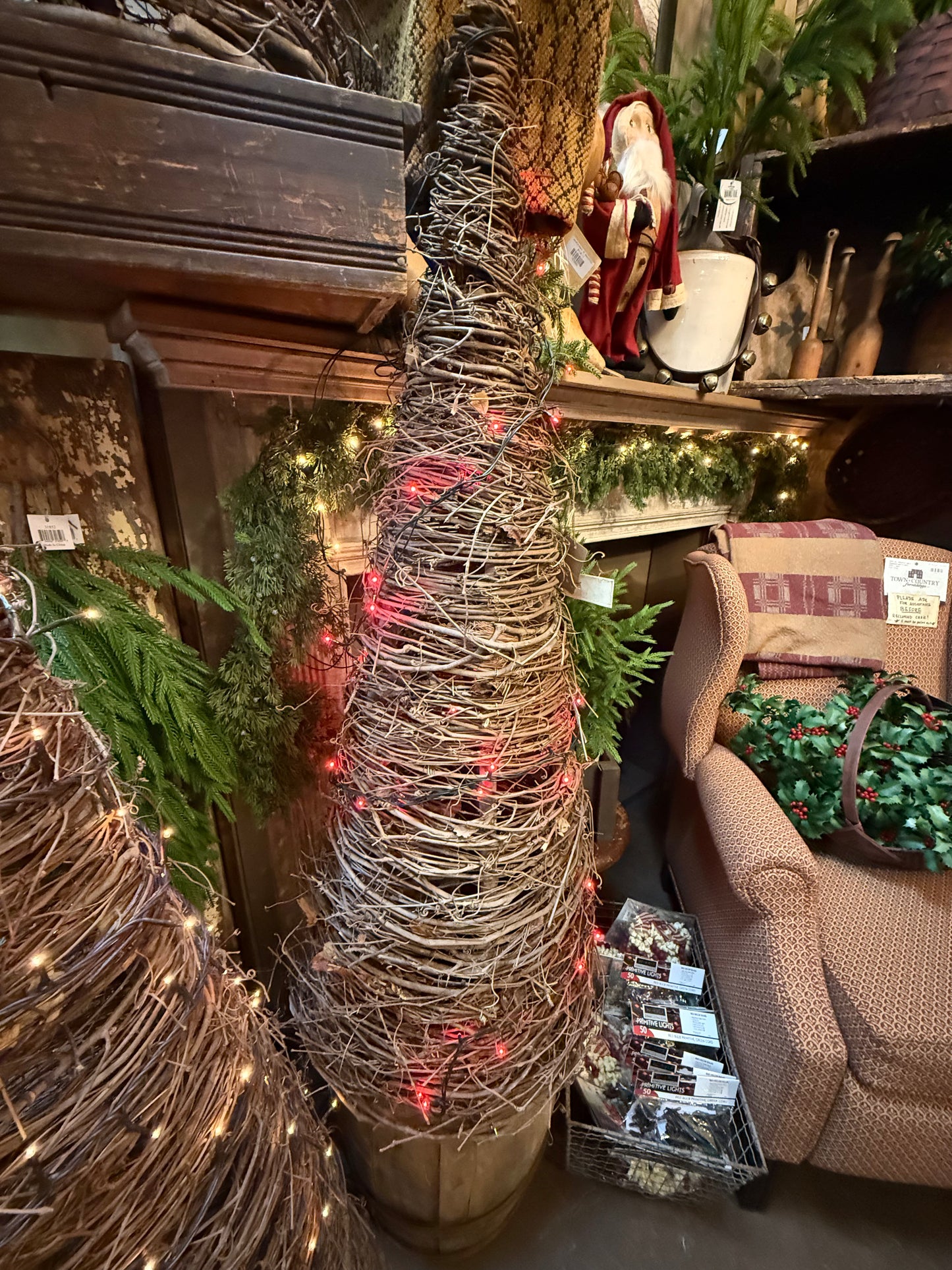 Primitive Lights, Assorted Sizes, RED