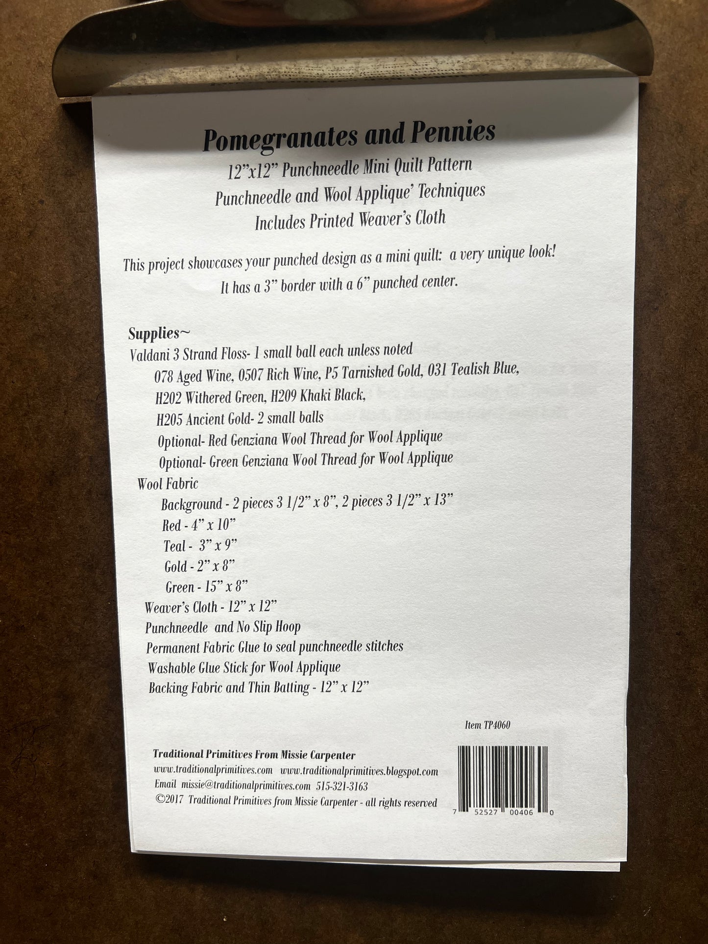 Pattern, POMEGRANATES AND PENNIES