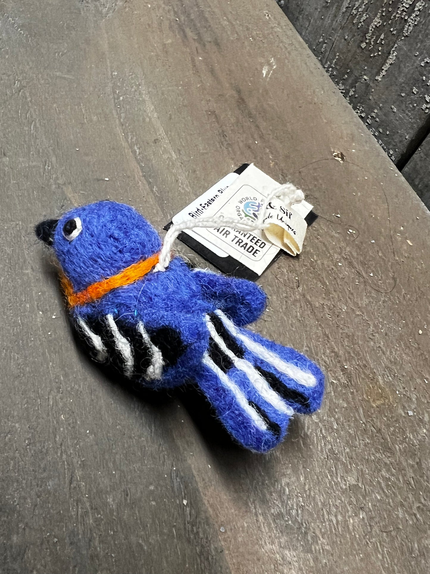 Ornament, Felt Mini, EASTERN BLUE BIRD