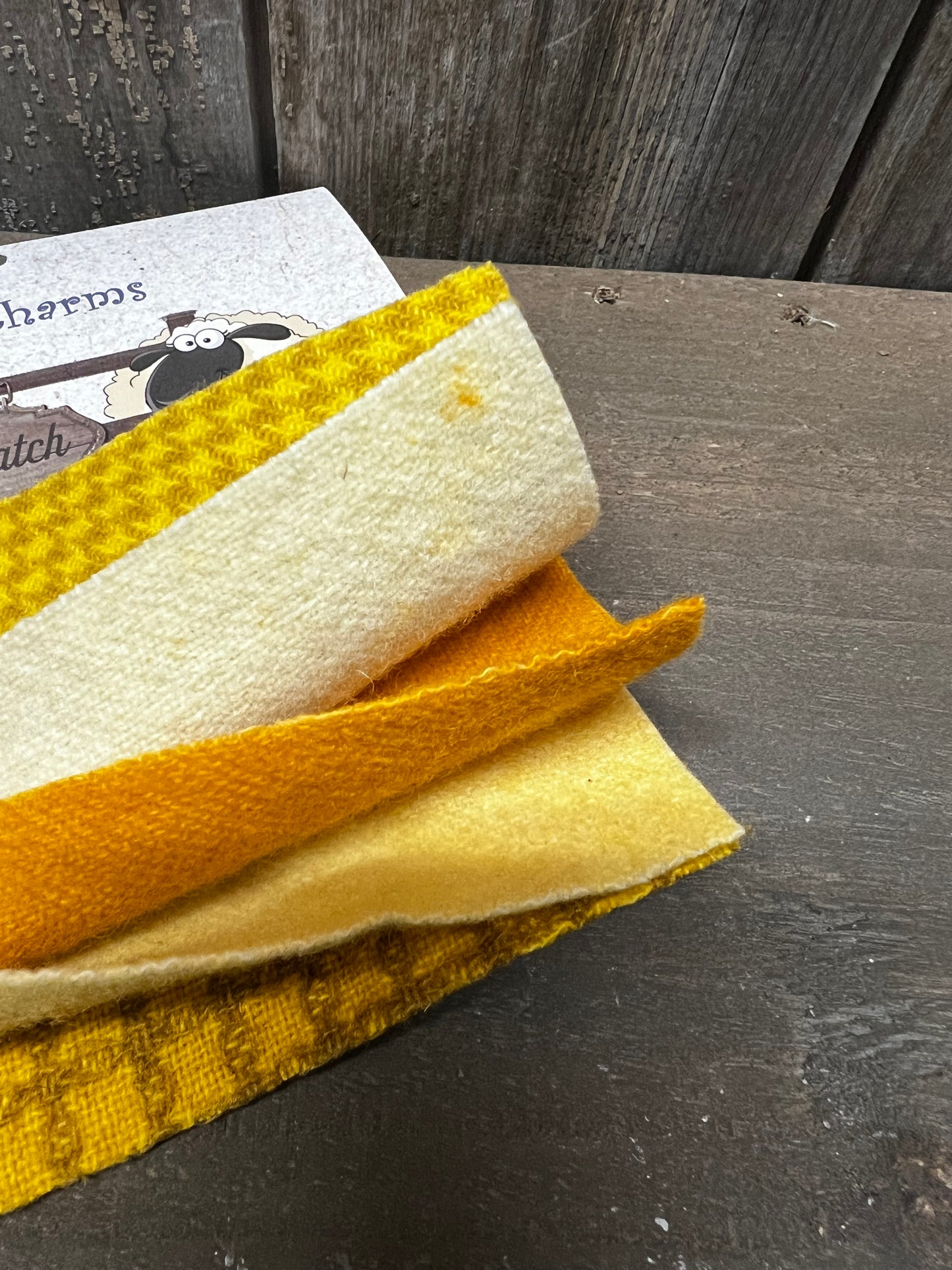 Wooly Charm Packs, YELLOWS