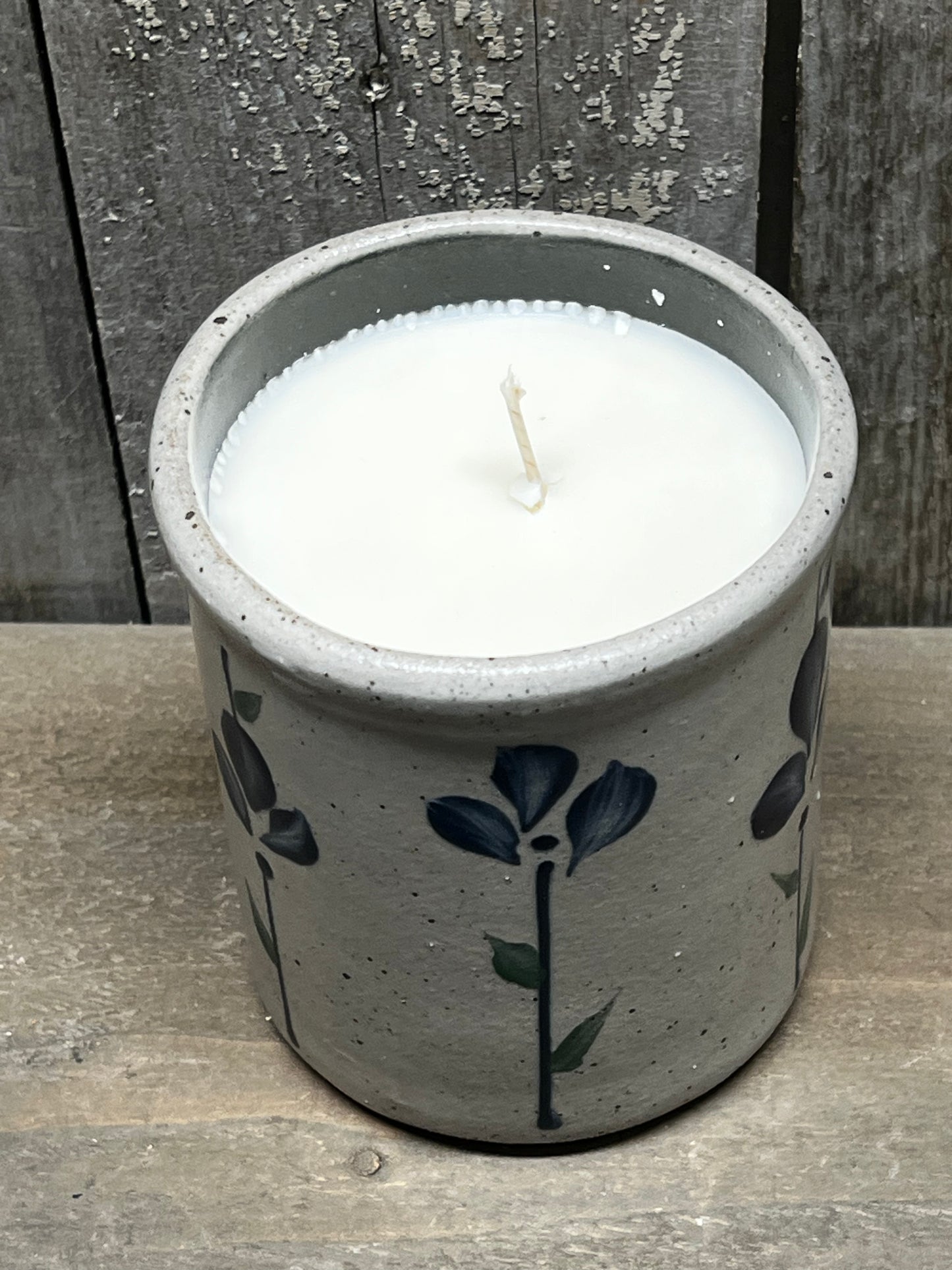 Candle Crock, Rowe Pottery, PETALS IN BLOOM