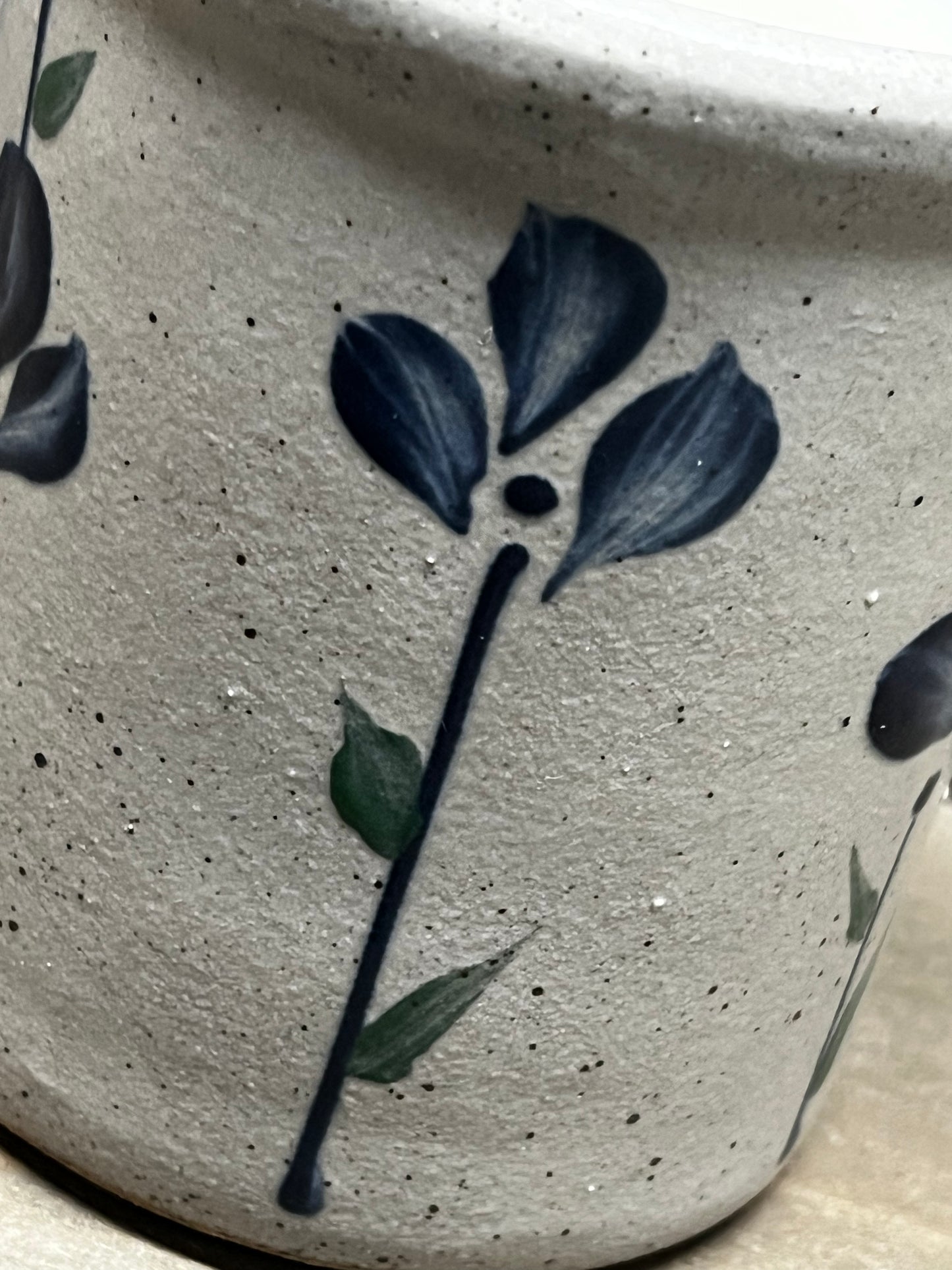 Candle Crock, Rowe Pottery, PETALS IN BLOOM