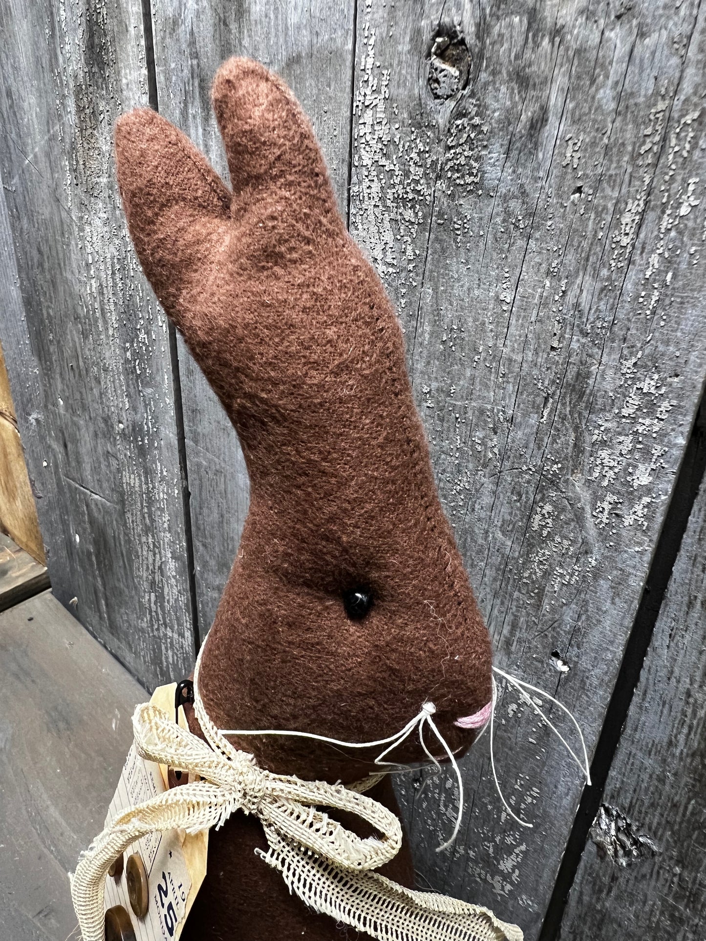 SITTING RABBIT, 14", Assorted on Base
