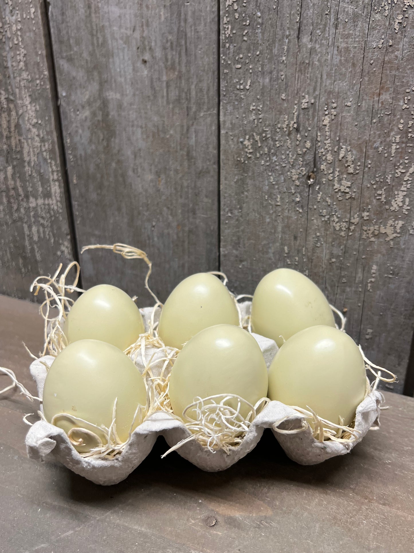 EGGS, SET/6, Resin, MIXED or SOLID