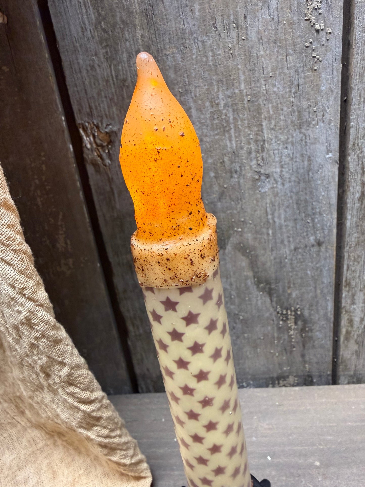 Taper, 6", TIMER, RED STAR