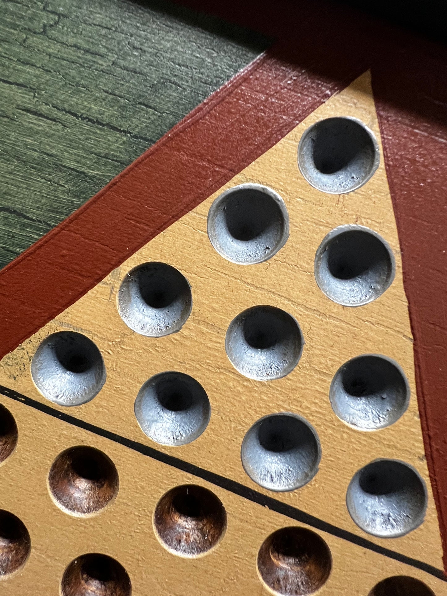 Game Board, 17.5", CHINESE CHECKERS, BARN STARS
