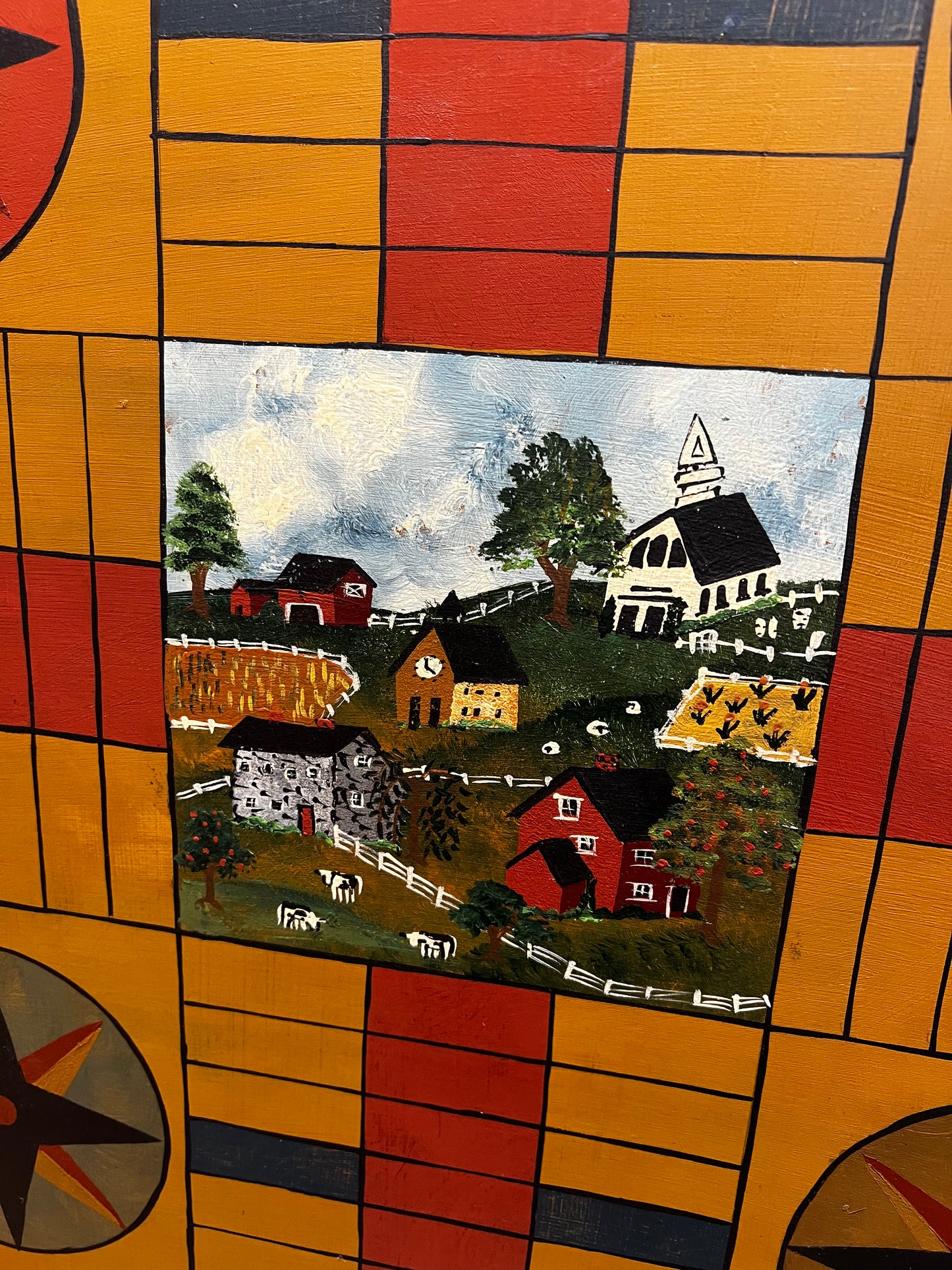 Game Board, 21", PARCHEESI, VILLAGE