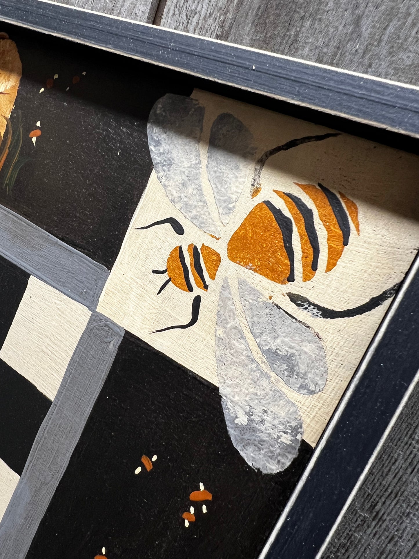 Game Board, 17.5", CHECKERS, BEE SKEP