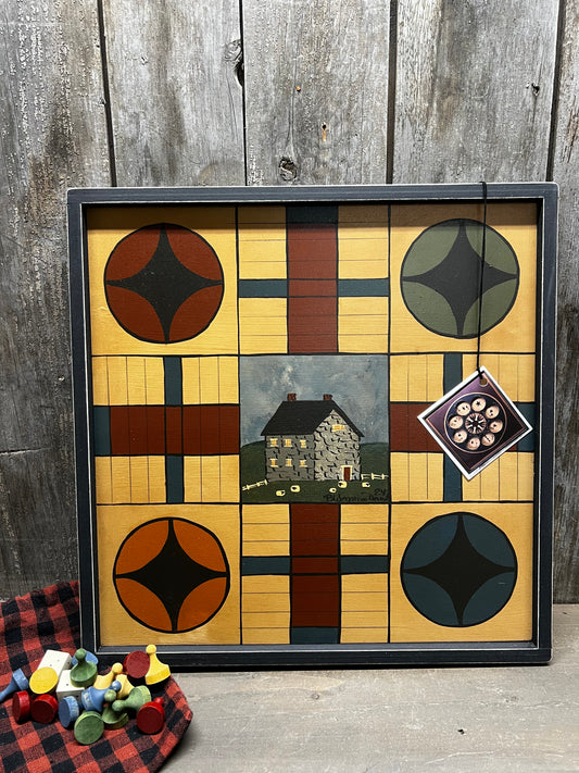 Game Board, 14.5", PARCHEESI, STONE HOUSE