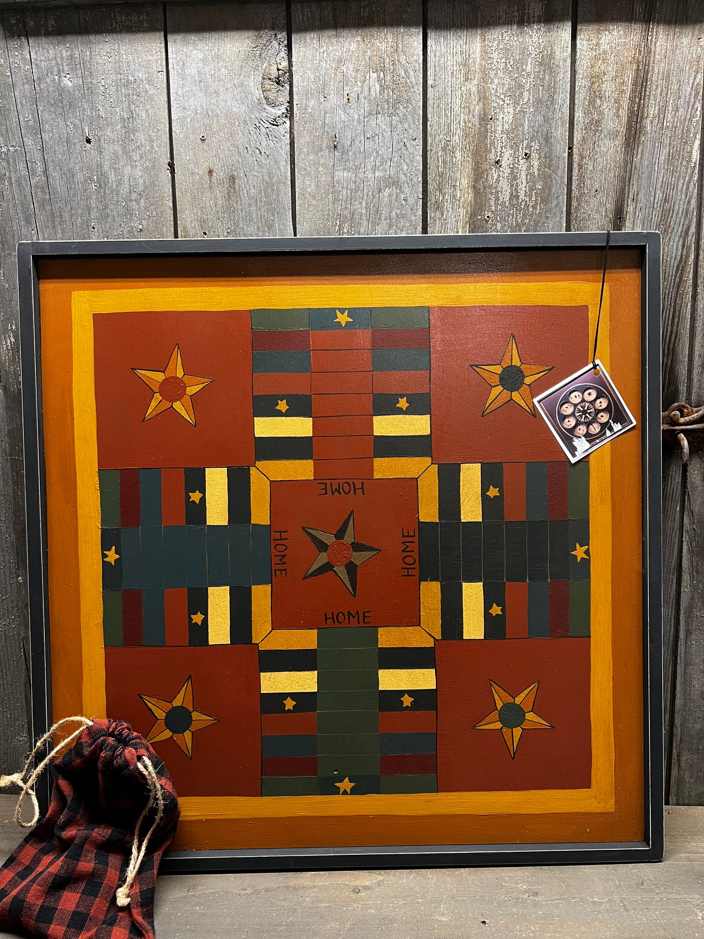 Game Board, 21", PARCHEESI, STAR CORNER
