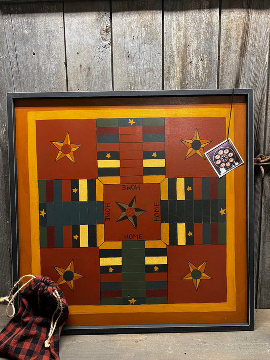 Game Board, 21", PARCHEESI, STAR CORNER