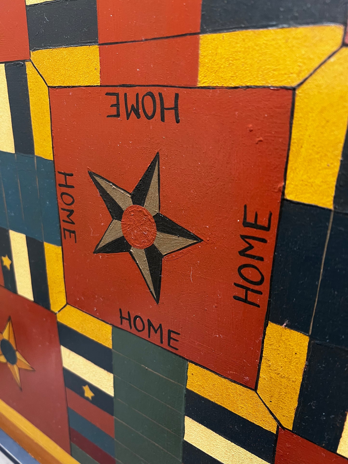 Game Board, 21", PARCHEESI, STAR CORNER