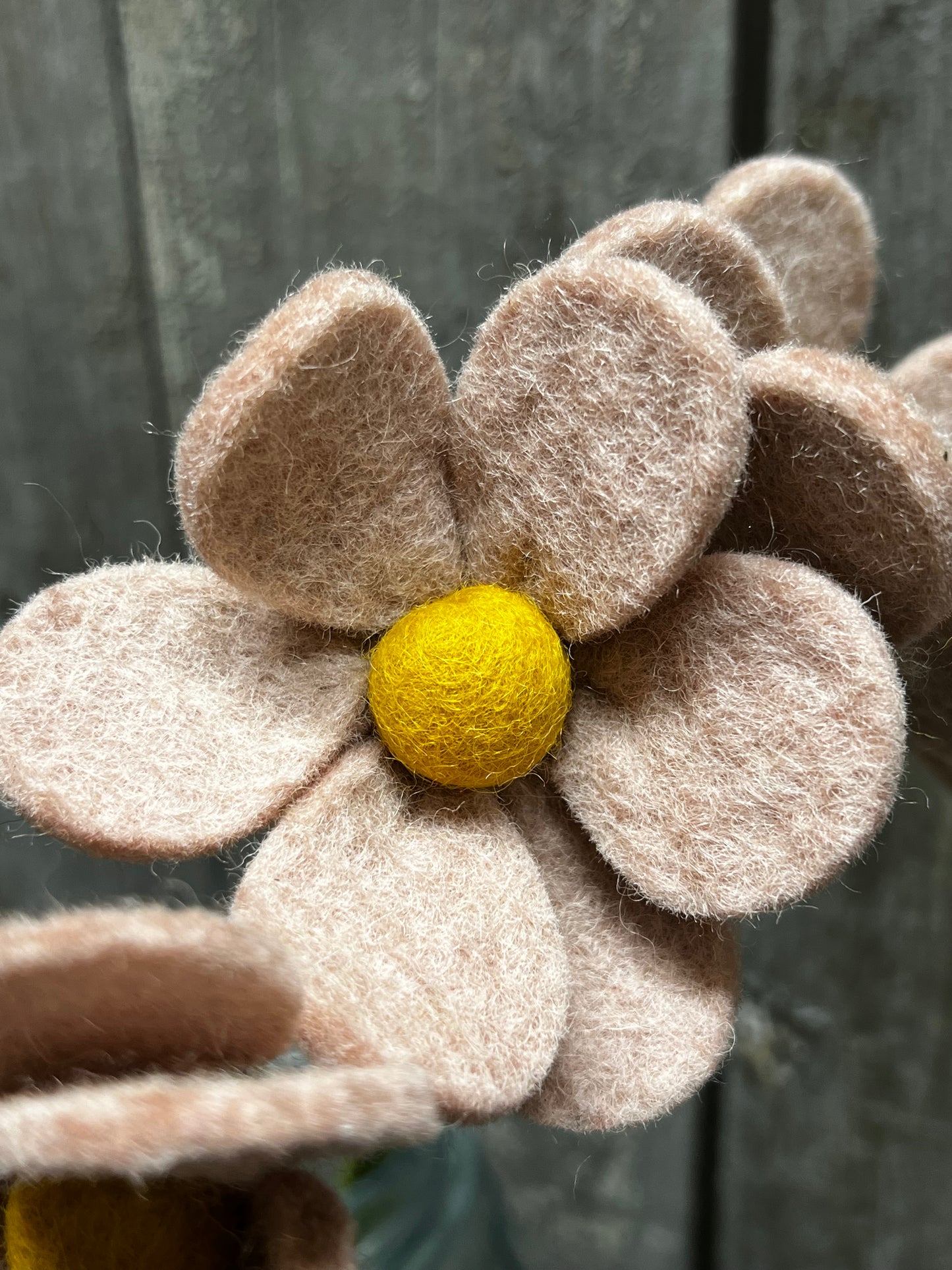 Stem, 13", SIMPLE FLOWER, DUSTY ROSE