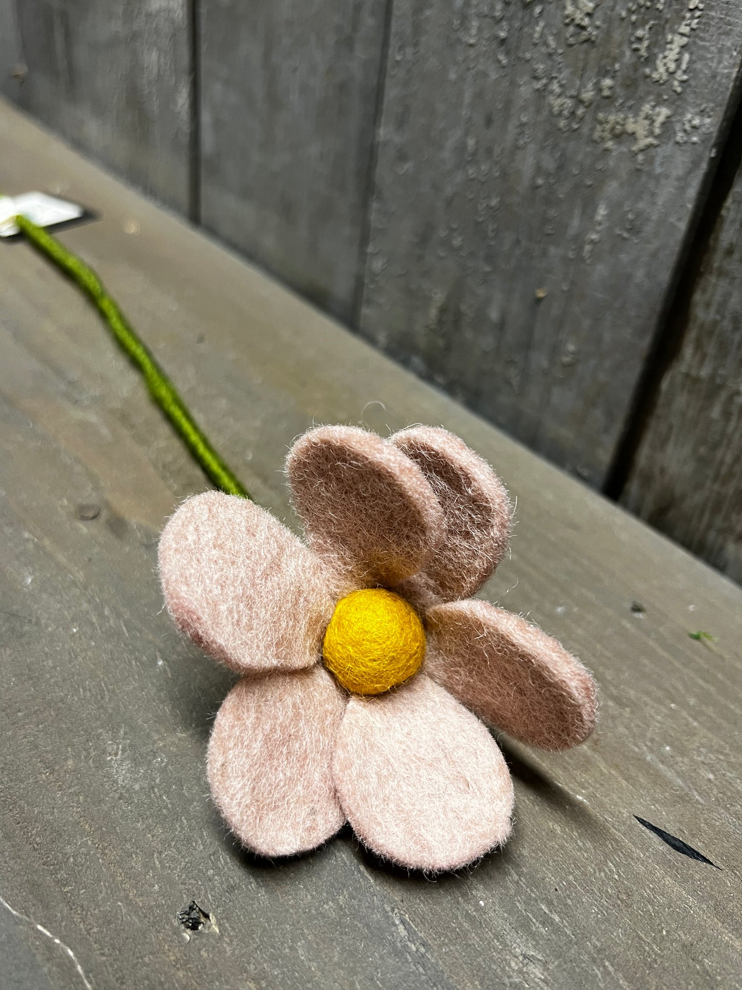 Stem, 13", SIMPLE FLOWER, DUSTY ROSE