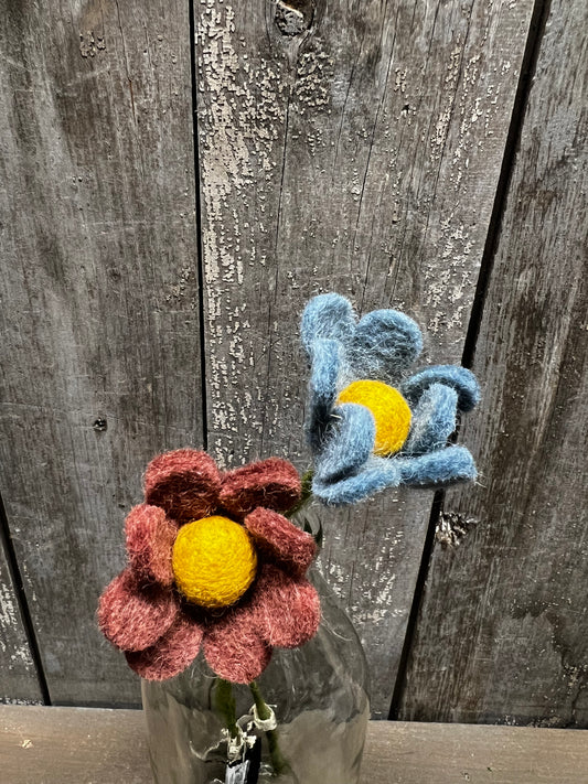 Stem, 13", ANEMONE, ROUGE or SEA BLUE