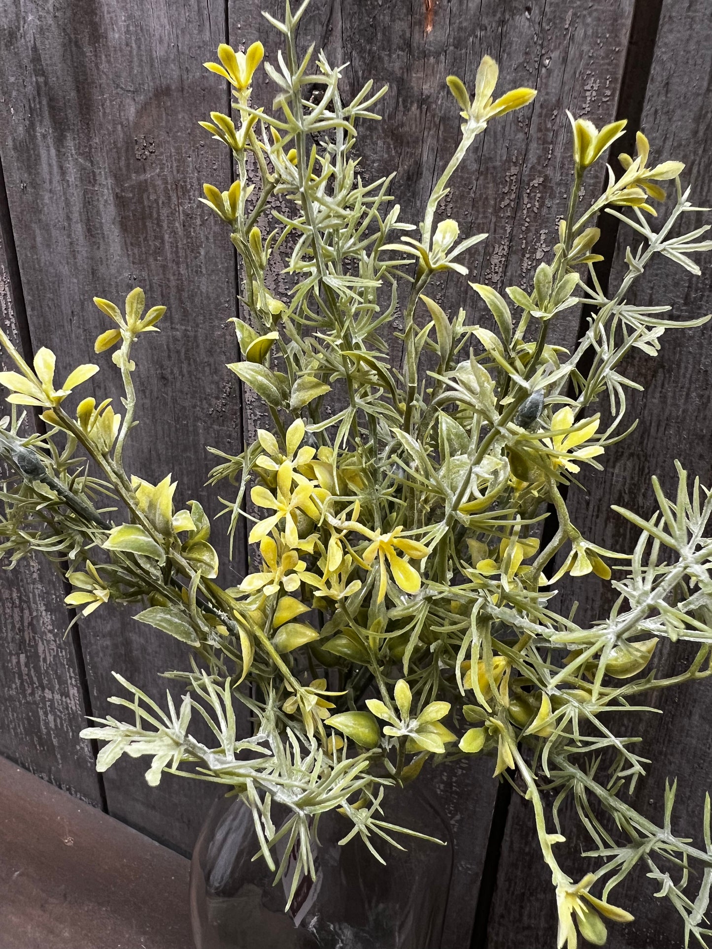 Pick, 12", YELLOW MINI FLOWERS
