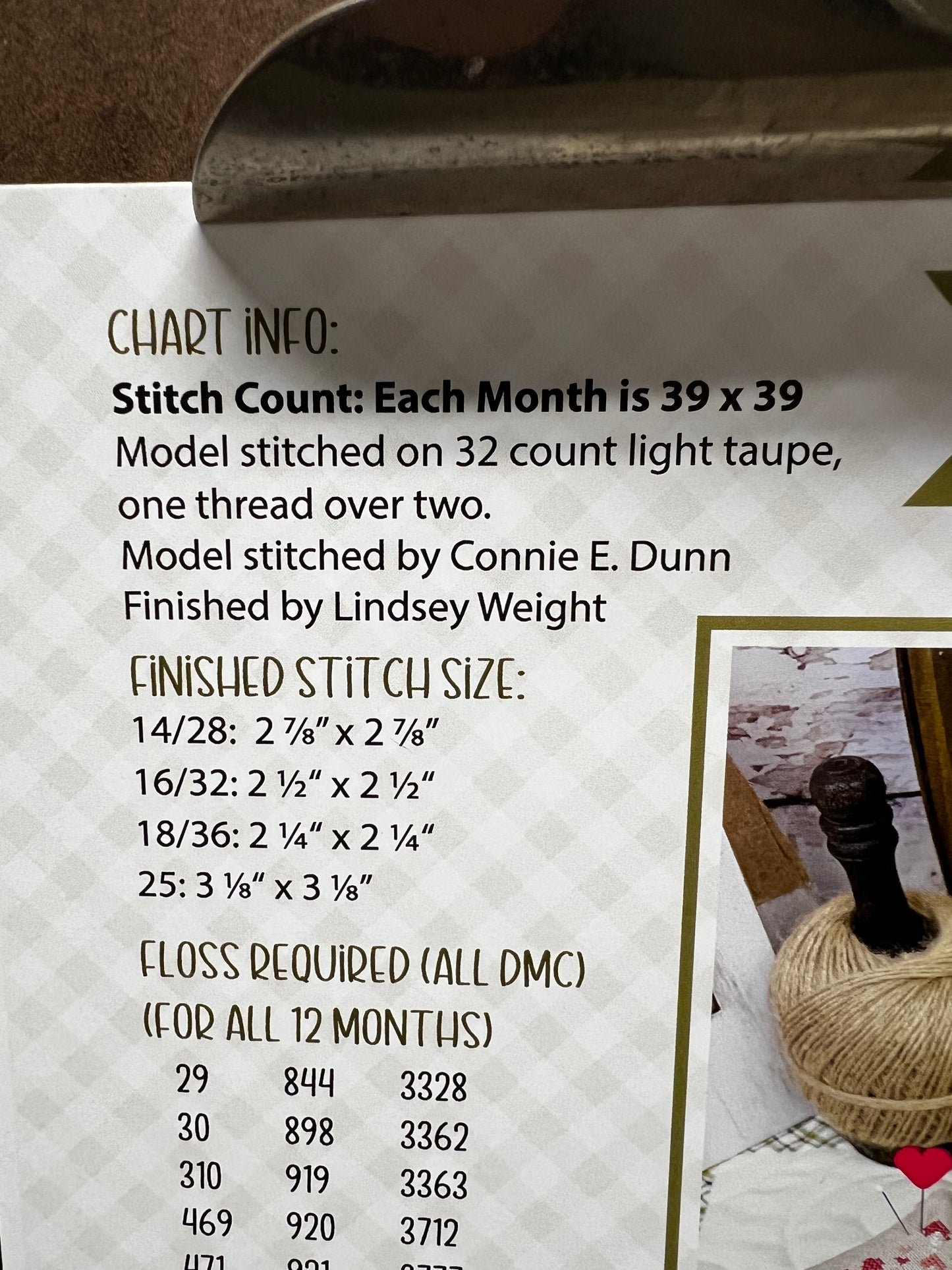 Pattern, CS, 12 MONTHLY MINIS