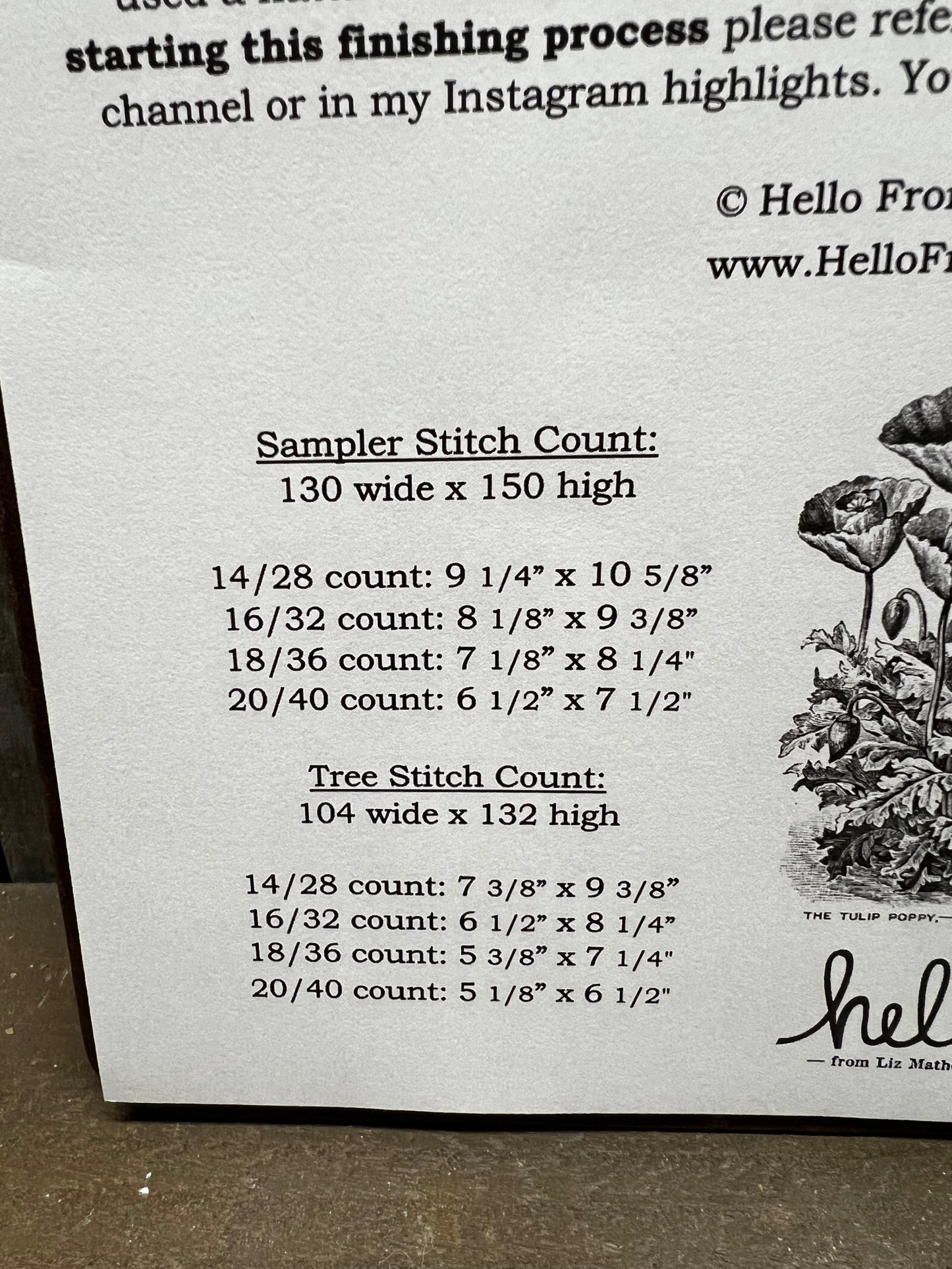 Pattern, CS, GARDENSIDE SAMPLER