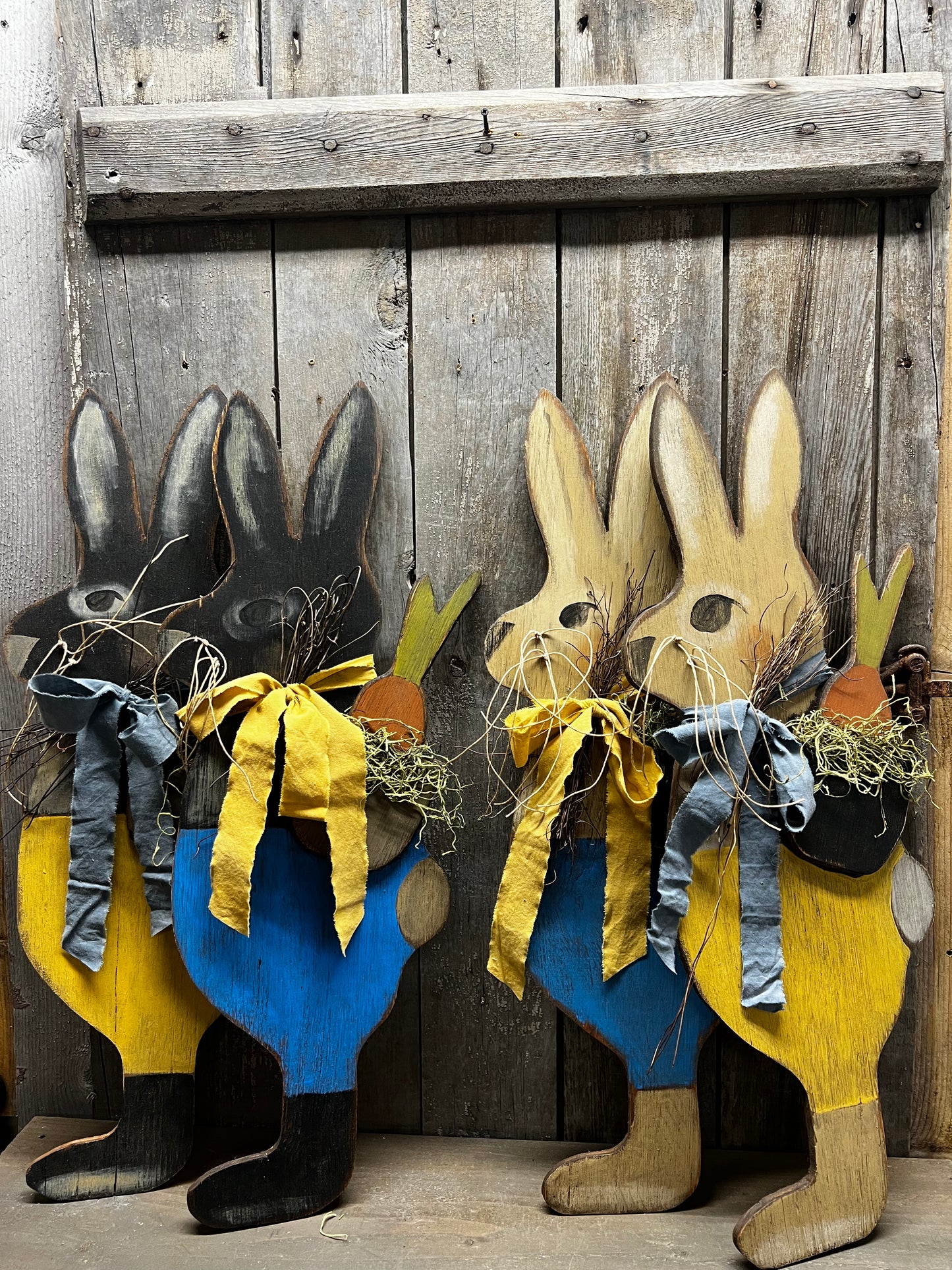 DAPPER DAN, 24", Rabbit & Basket w/Carrot, Assorted