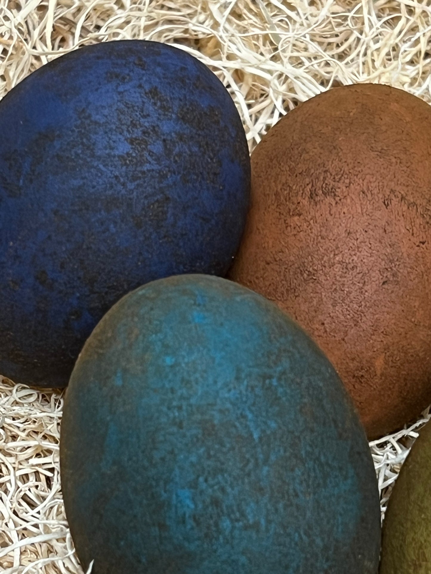 Wooden Eggs, Set/6, PRIMITIVE