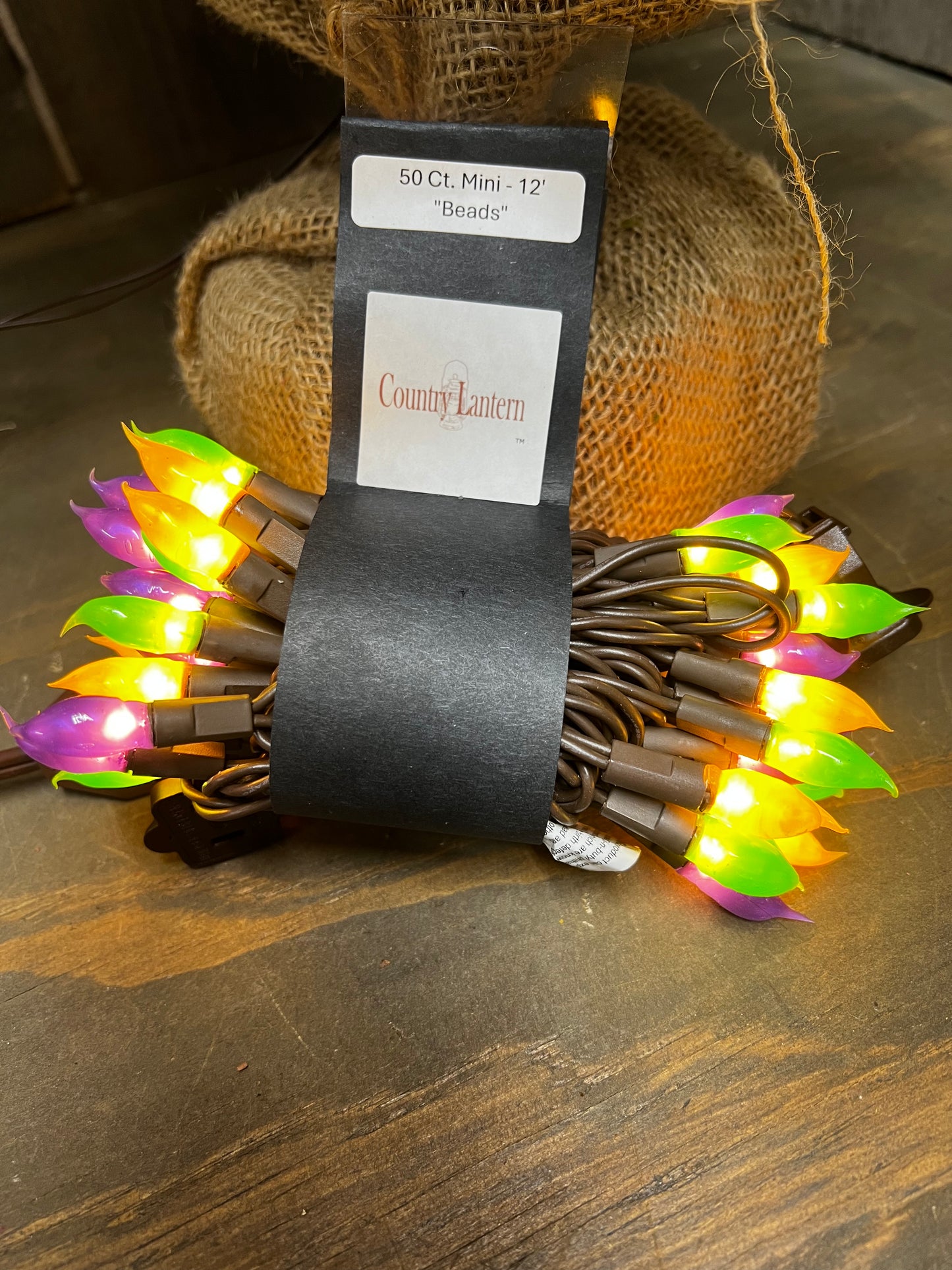 Lights, 50 Count, Hand Dipped Silicone, ELECTRIC, Assorted Colors