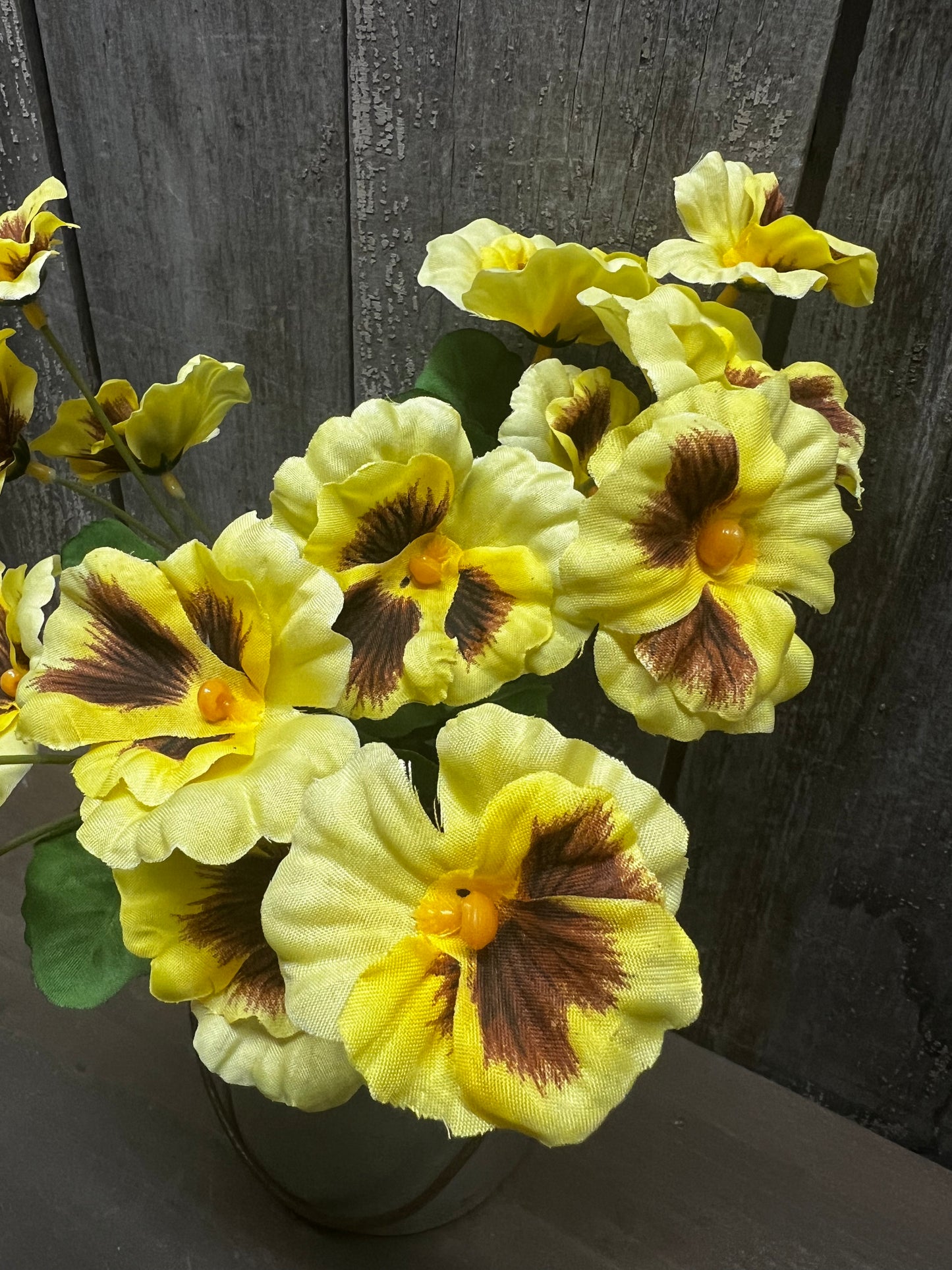 Bush, 12", PANSY, YELLOW or PURPLE
