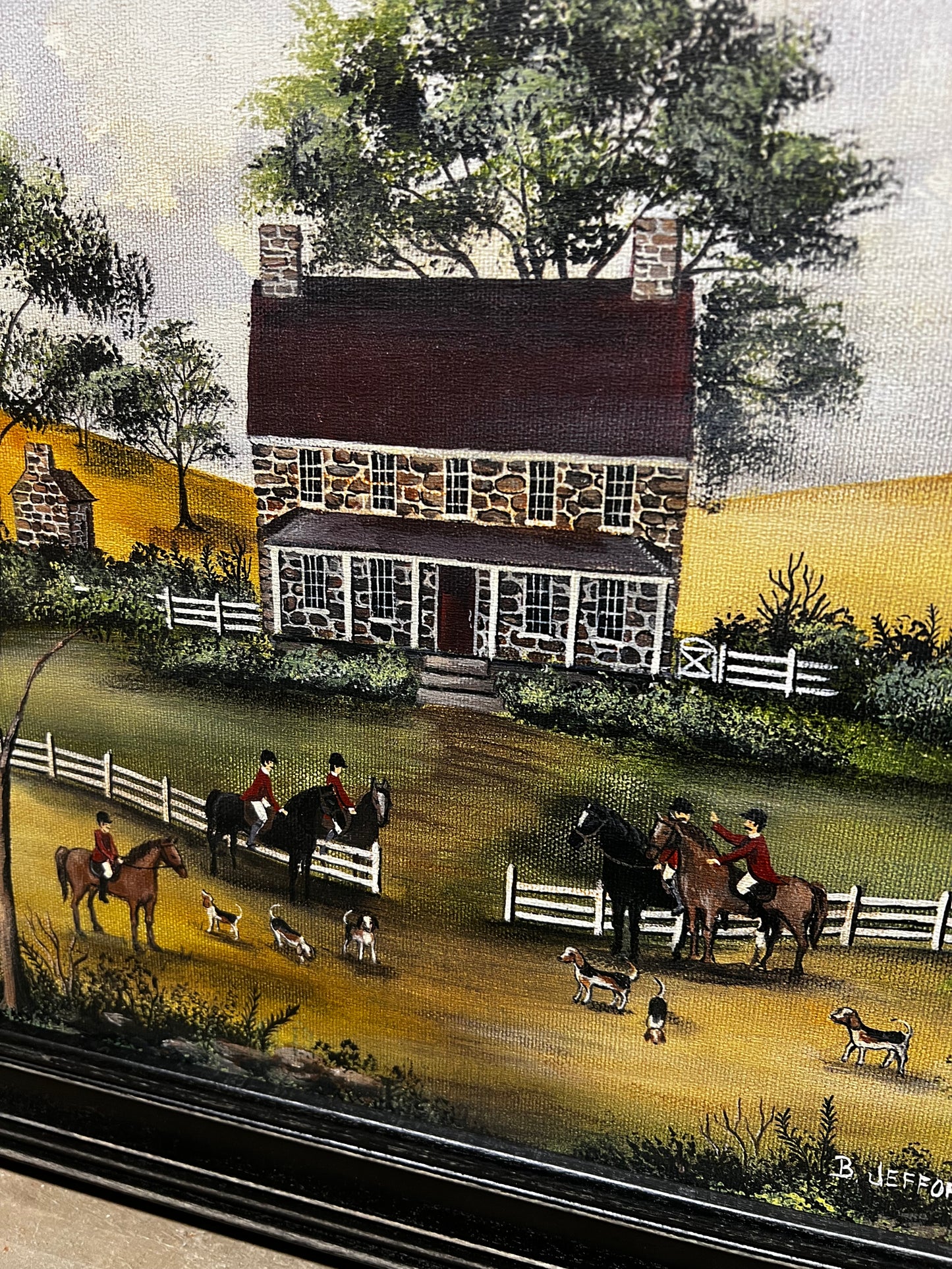 Framed Art, 12X16, TALLY HO