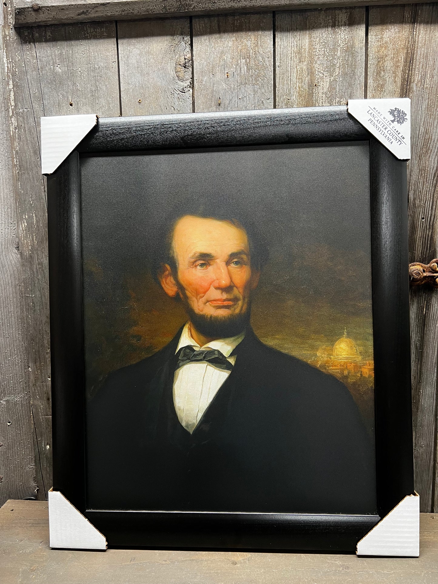 Framed Art, 16x20, ABRAHAM LINCOLN