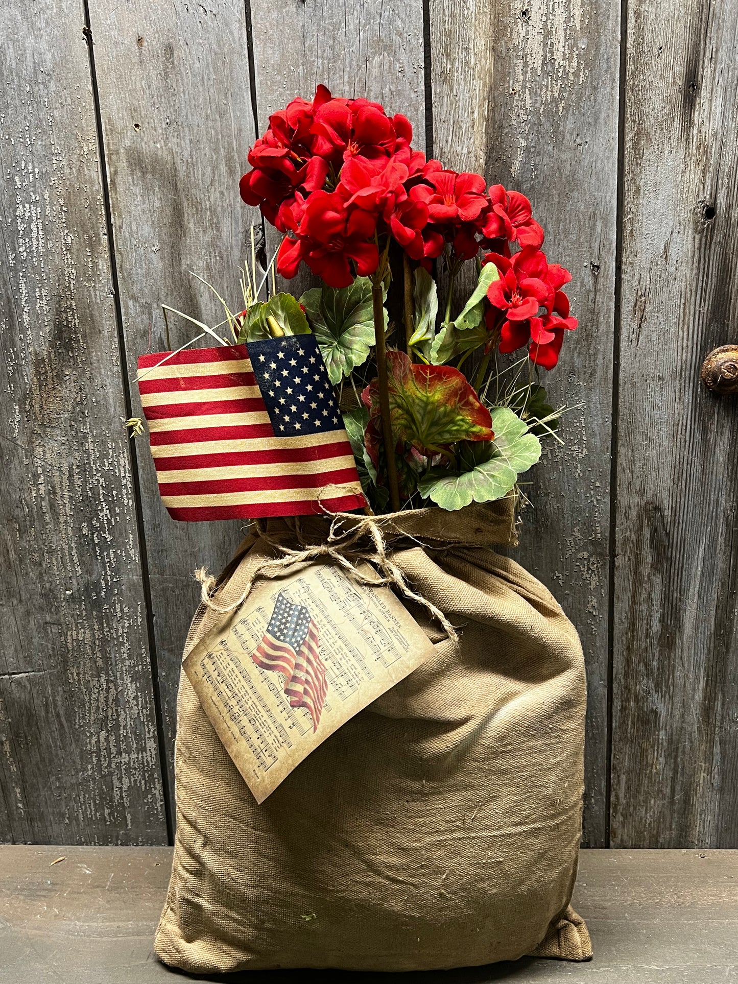 Americana, BAG, FLAG & GERANIUM