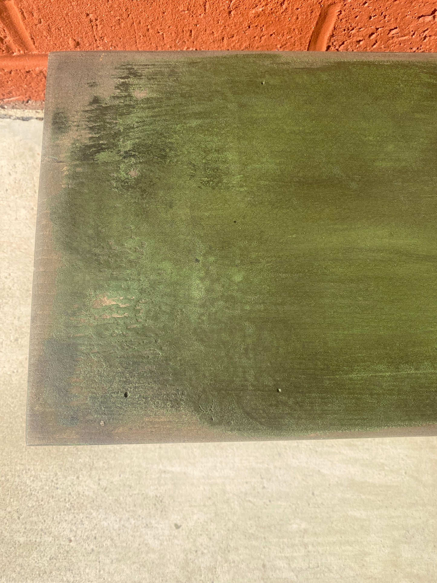 Wooden Bench, Small, TAVERN GREEN