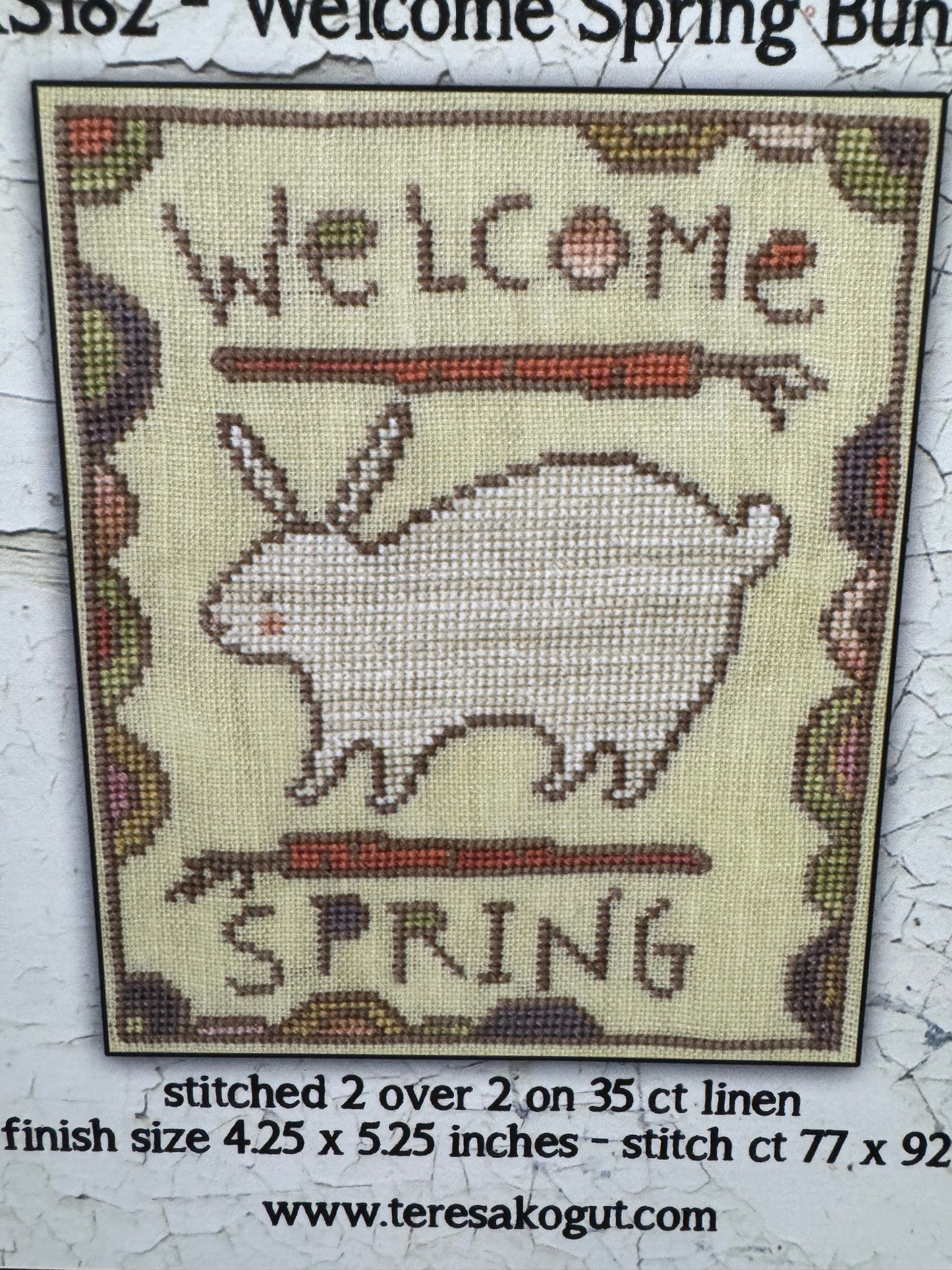 Pattern, CS, WELCOME SPRING BUNNY
