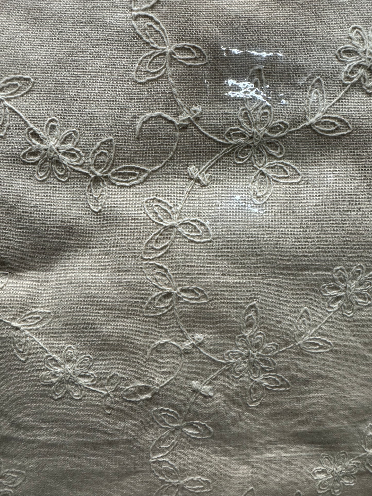 Gathered Swag, Lined, CANDLEWICKING CREAM