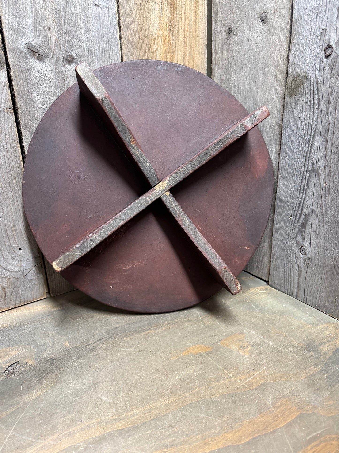 Round Riser, 17”, BURGUNDY